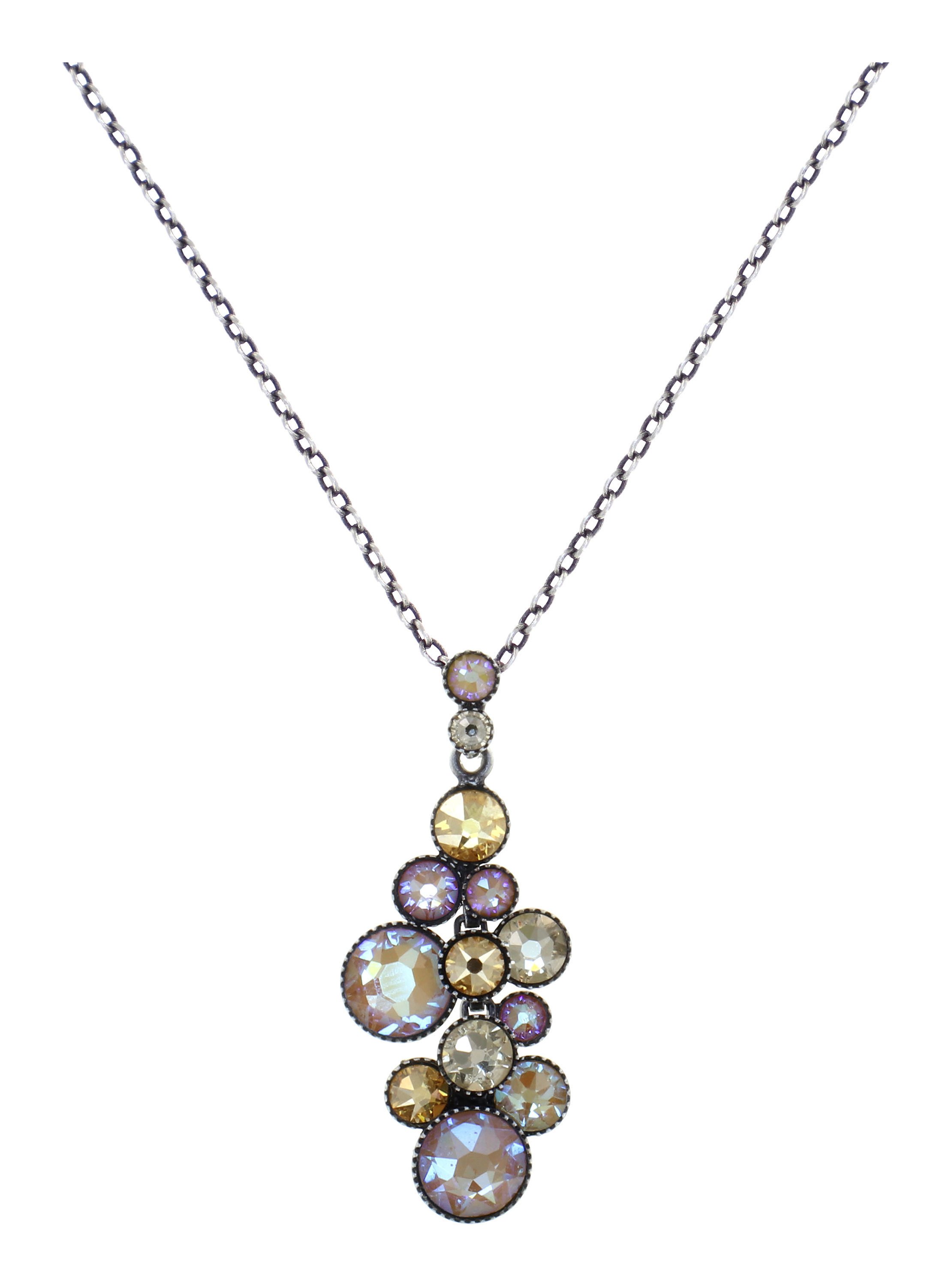 image pour Collier pendant Water Cascade Gelée Royale Beige 