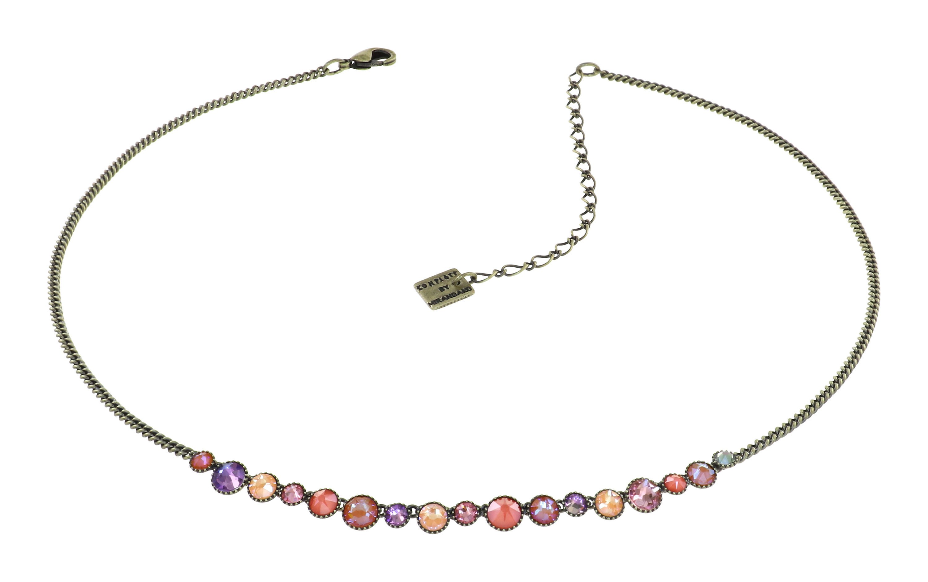 image for Necklace Water Cascade Candied orange 