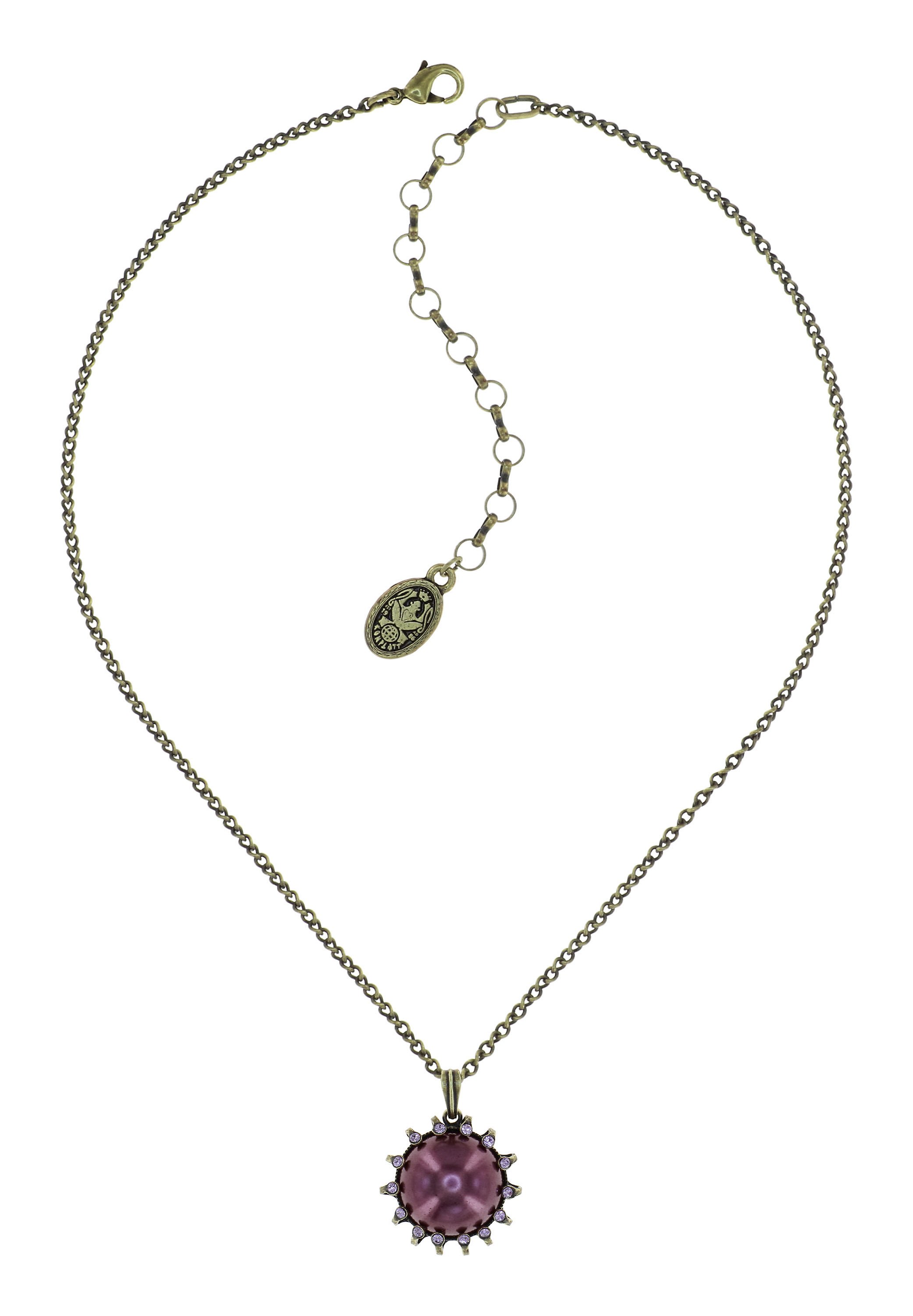 image for Necklace Pendant Where the Lilac Bloom Dry Fruits Multi 