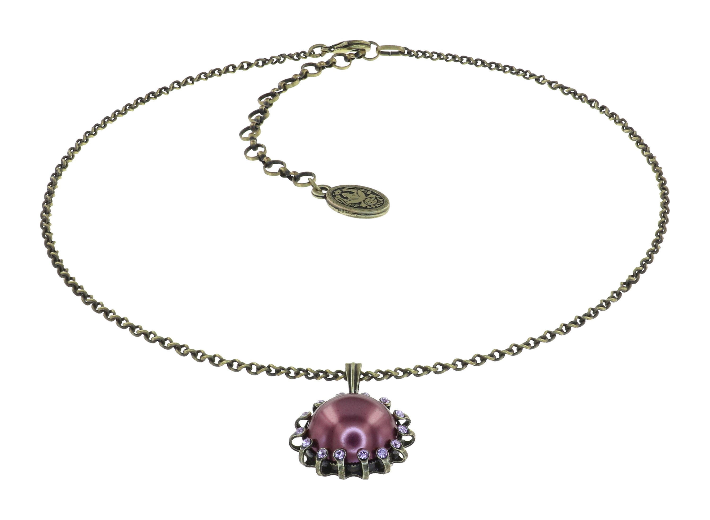image for Necklace Pendant Where the Lilac Bloom Dry Fruits Multi 