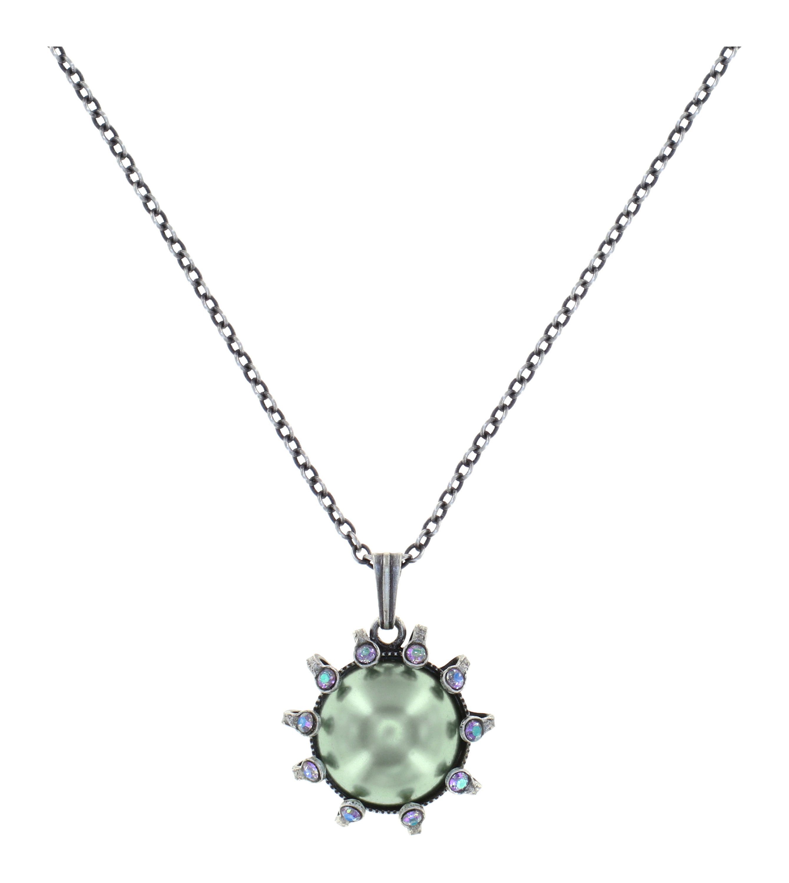 image pour Collier pendant Where the Lilac Bloom Menthe Fraîche blue/green 