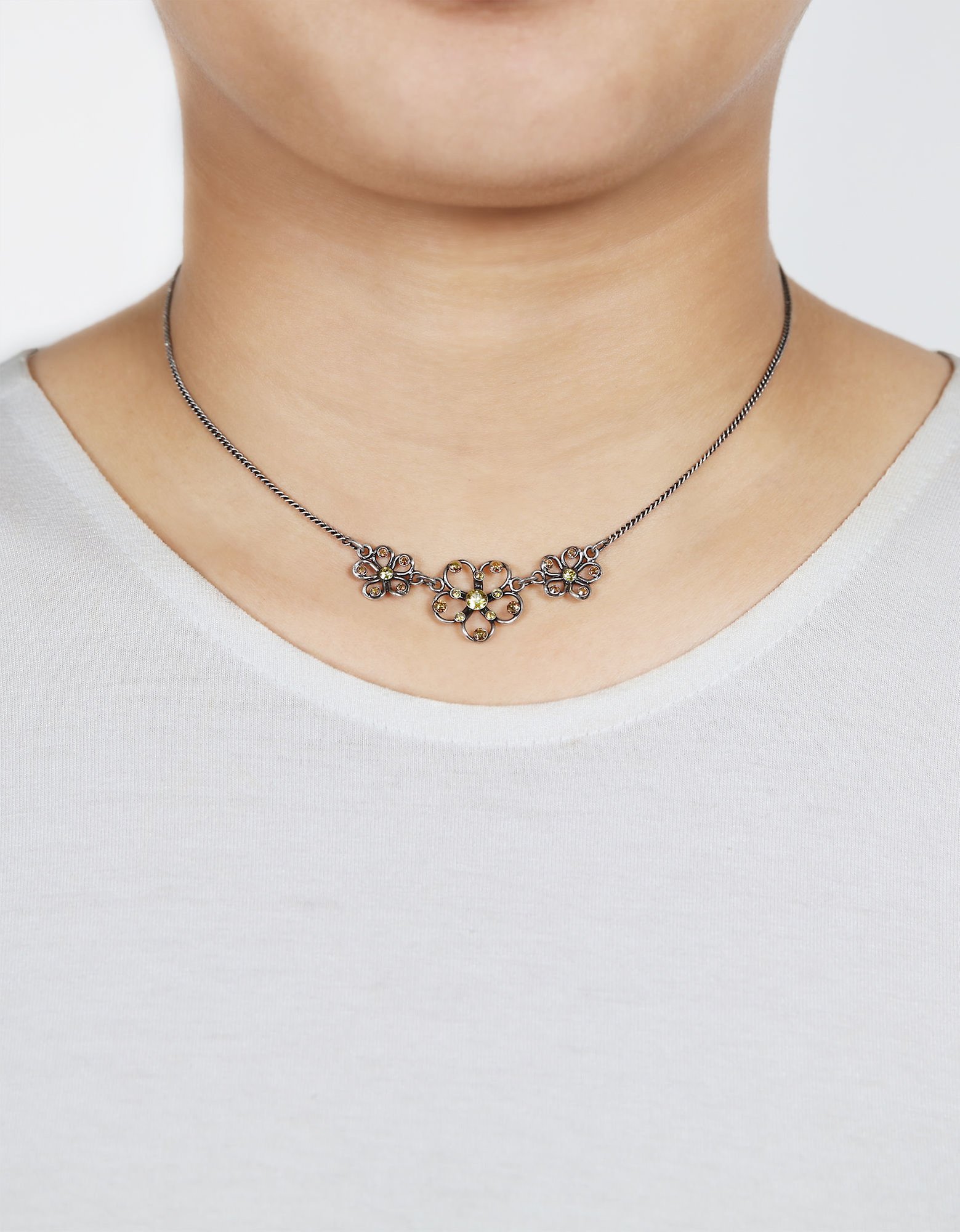 image for Necklace Lovely Lucy Liquid Sunshine Yellow size XS