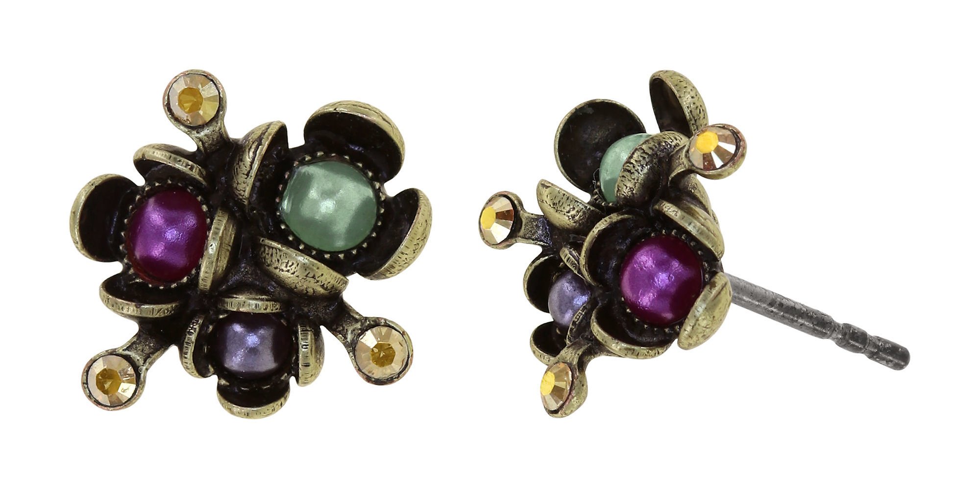 image for Earring stud Where the Lilac Bloom Dry Fruits Multi 