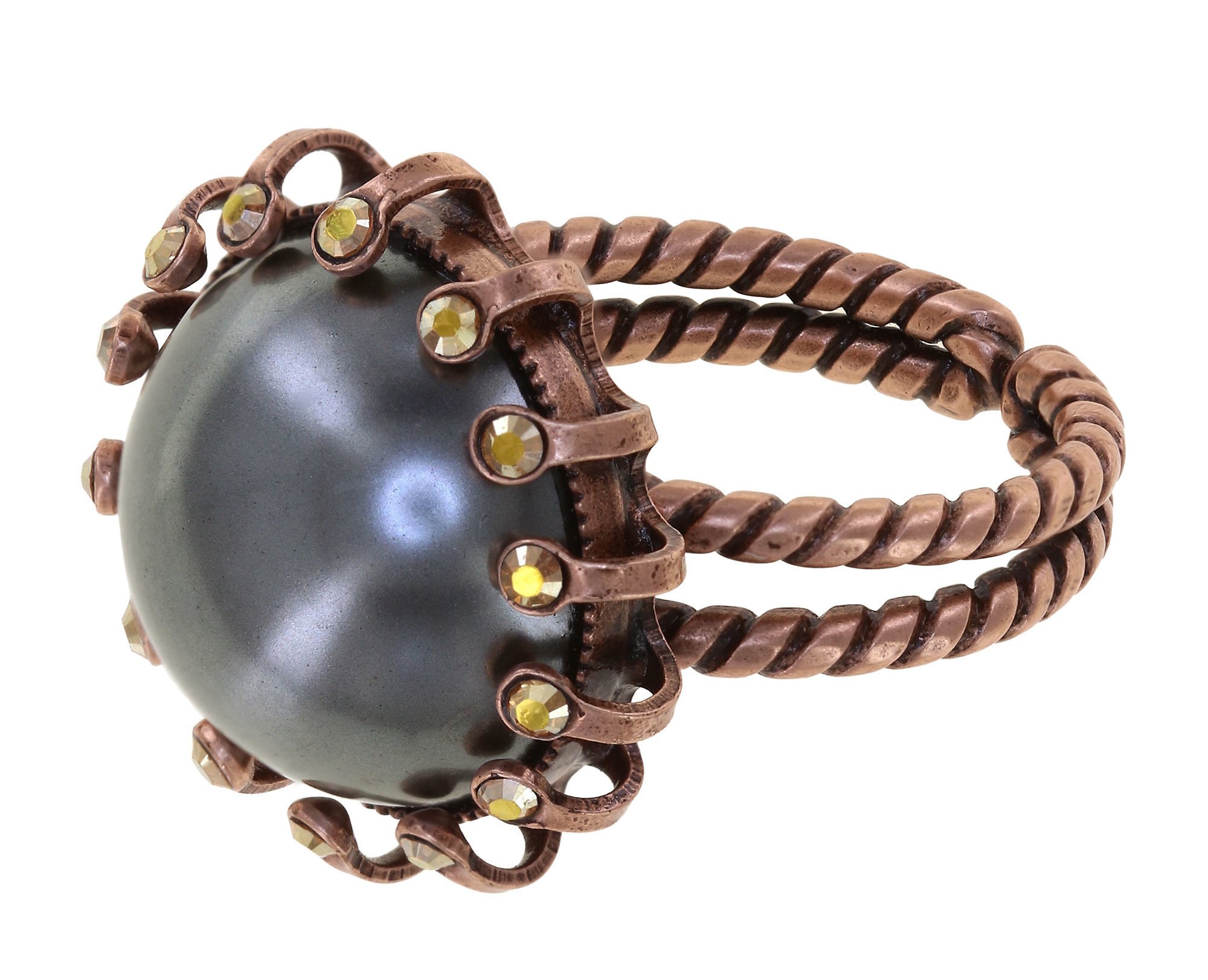 image for Ring Where the Lilac Bloom Soft Touch green/brown 