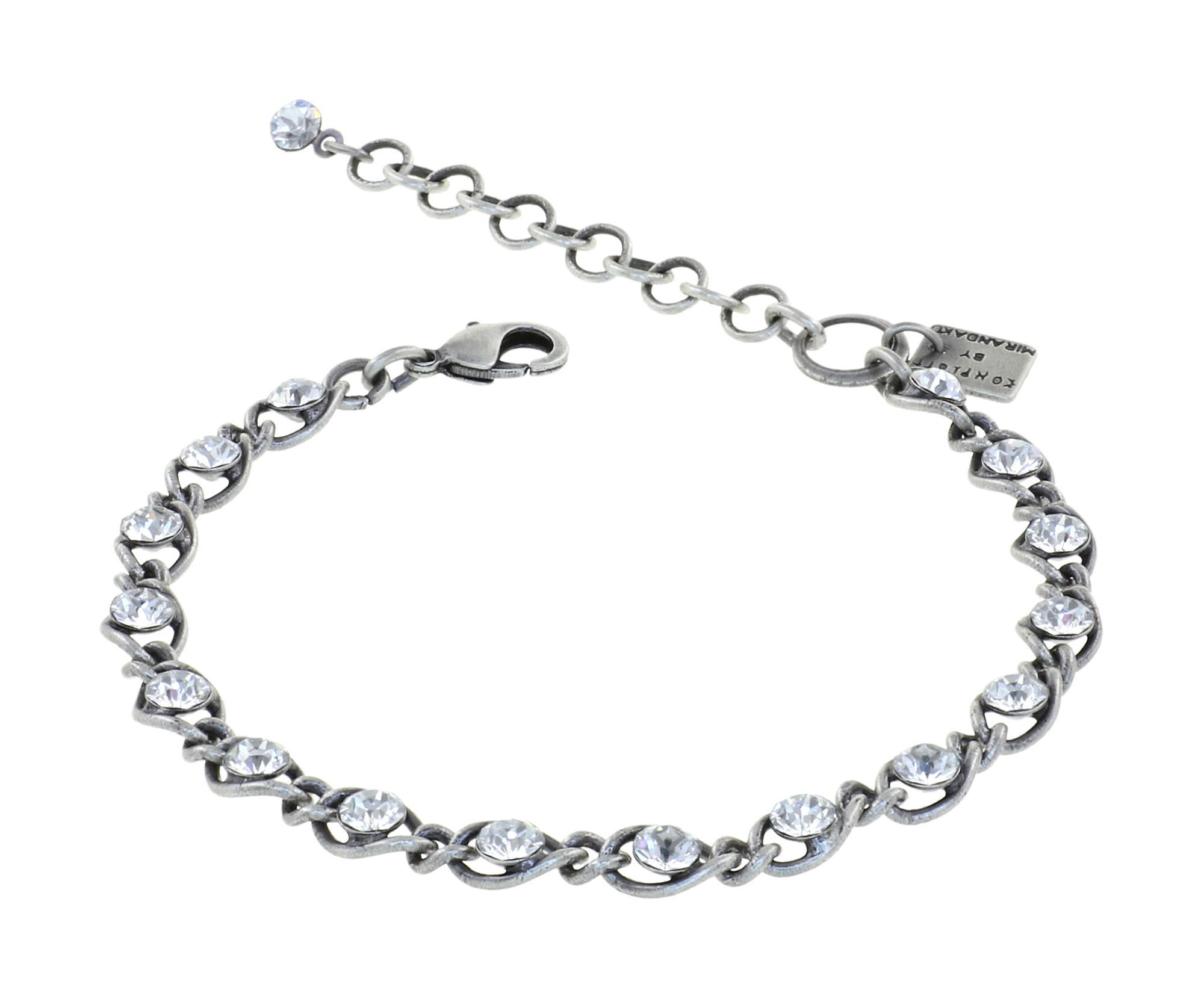 image for Bracelet Magic Fireball White crystal Classic Size (21mm Ø)