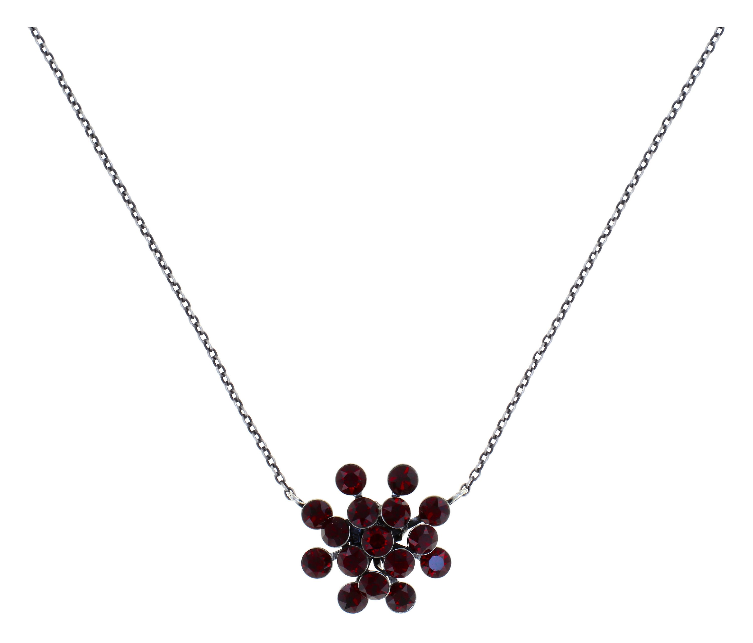 Kép Necklace pendant Magic Fireball Red siam Classic Size (21mm Ø)