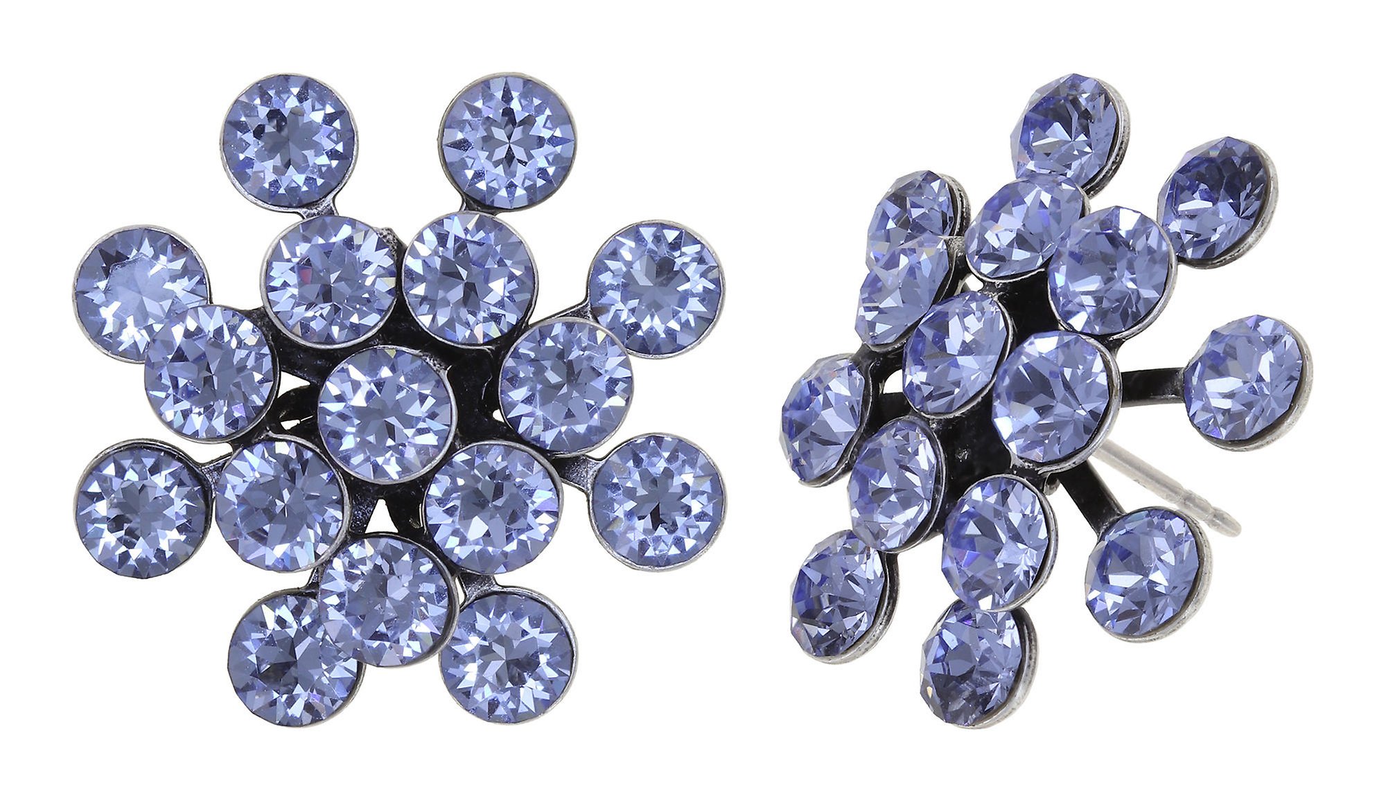 Bild für Ohrstecker Magic Fireball Hellblau Hell-Saphir Classic Size (21mm Ø)