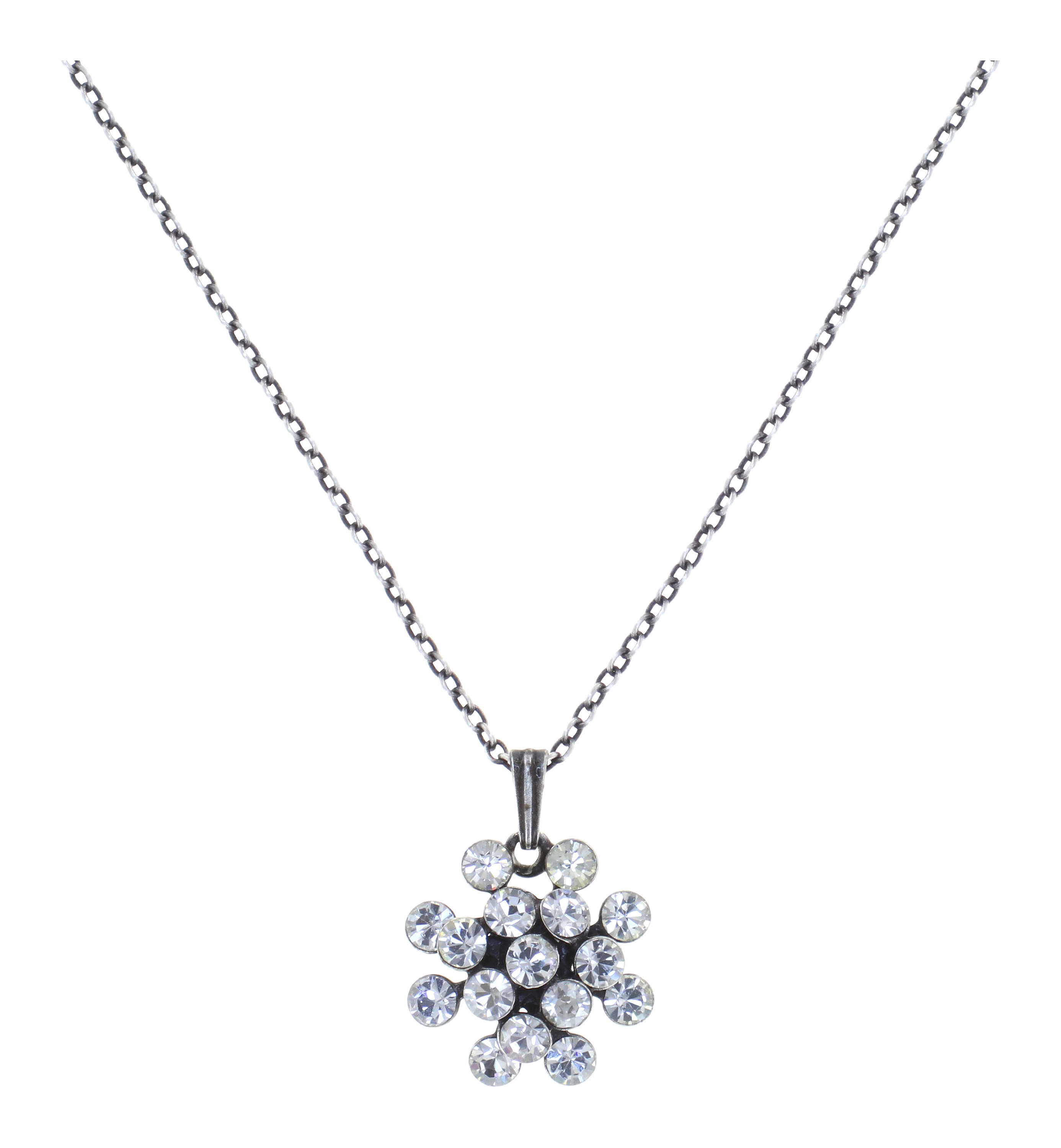 image pour Collier pendant Magic Fireball Blanc crystal mini