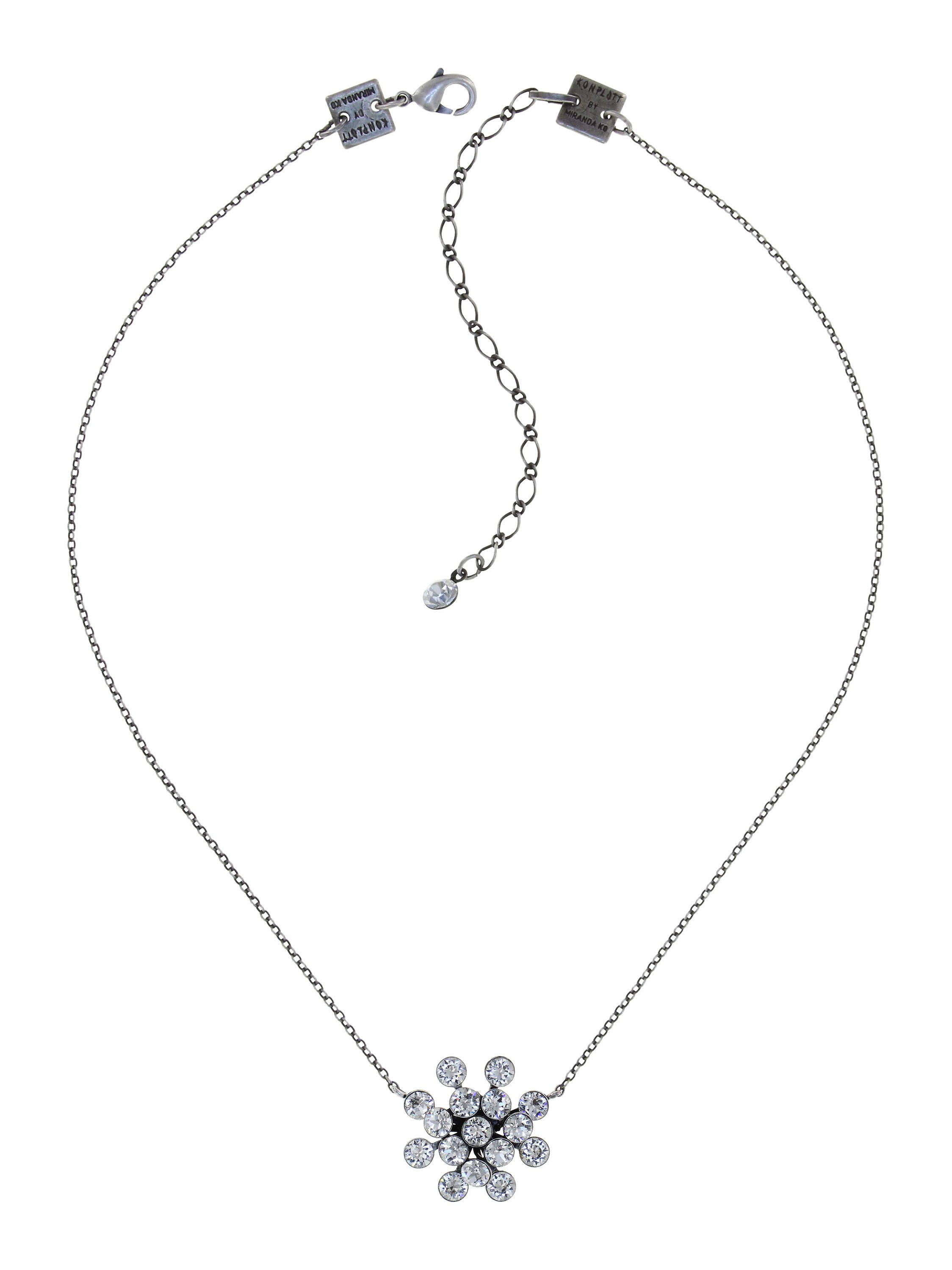 image pour Collier pendant Magic Fireball Blanc crystal Classic Size (21mm Ø)