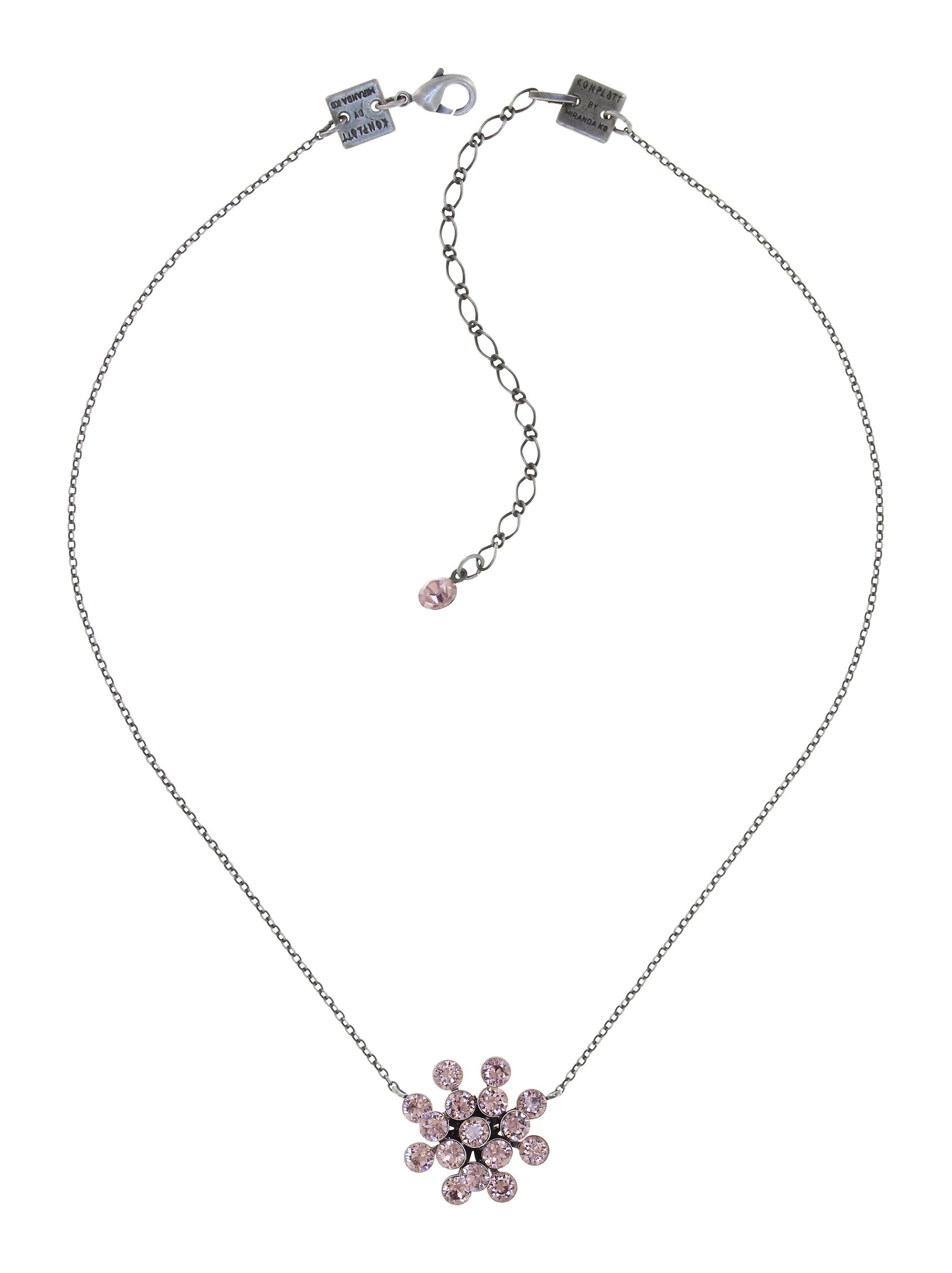 image for Necklace Pendant Magic Fireball Pink vintage rose Classic Size (21mm Ø)