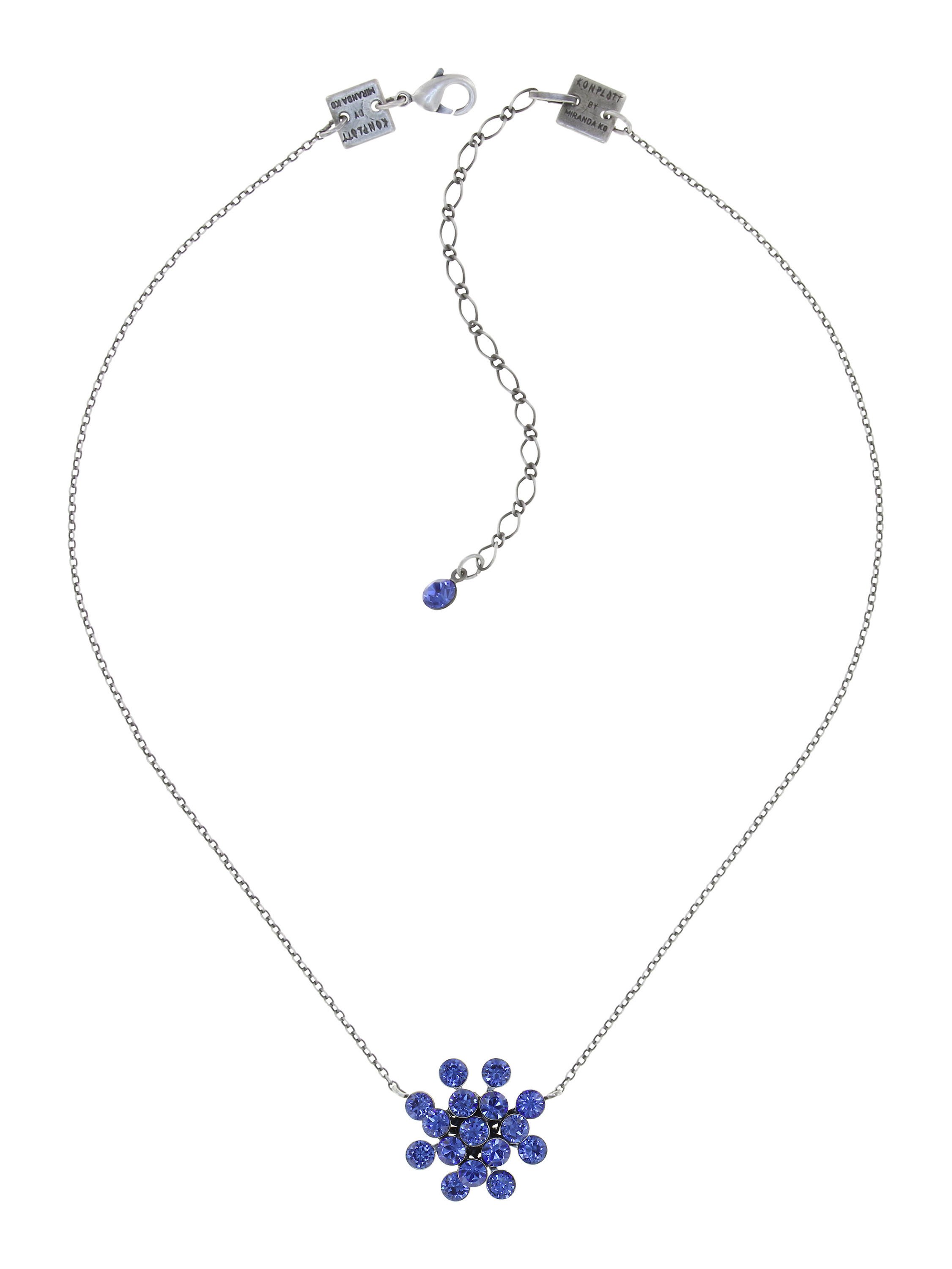 image for Necklace Pendant Magic Fireball Blue sapphire Classic Size (21mm Ø)