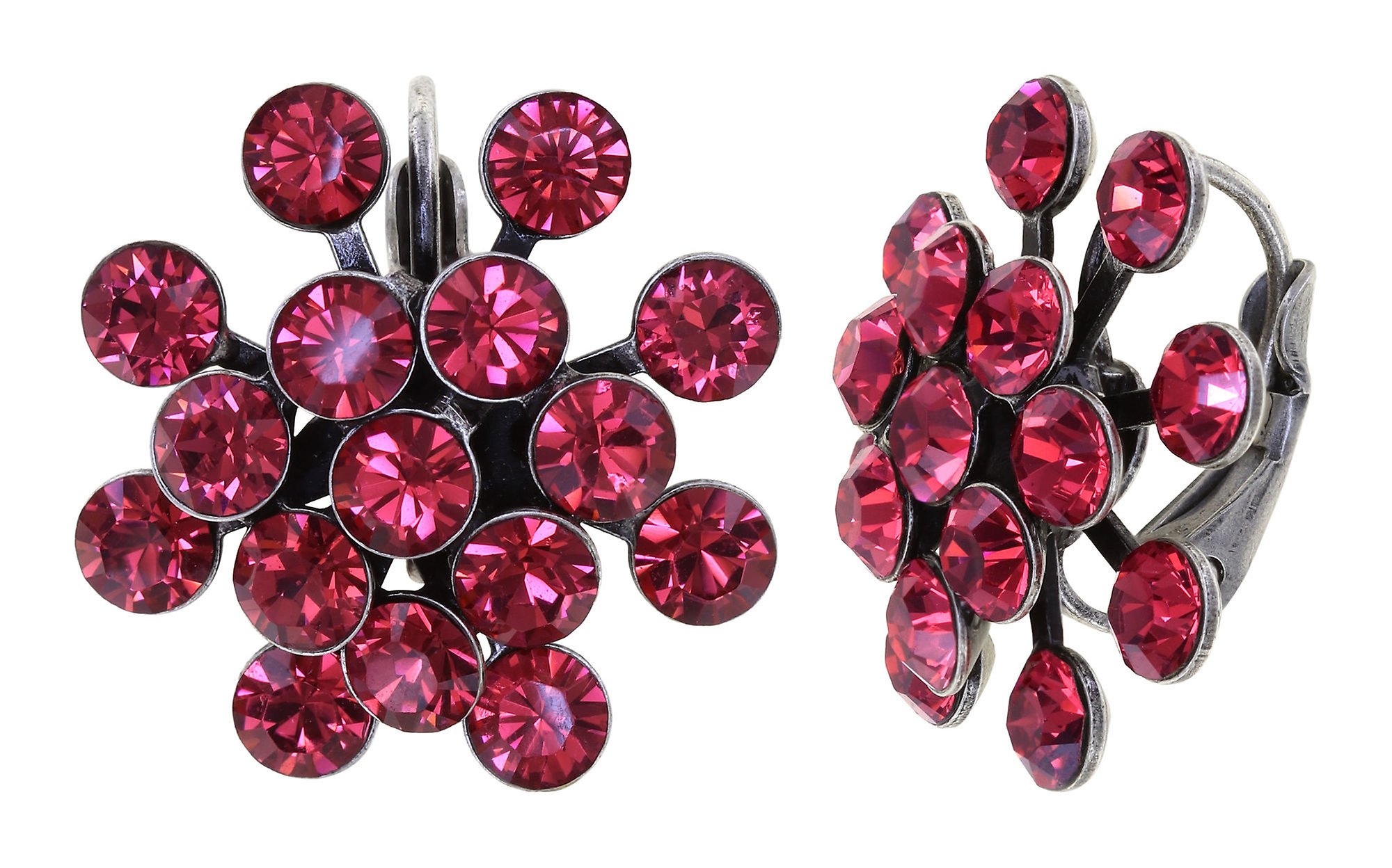 image pour Boucles d'oreilles Eurowire Magic Fireball Rose indian pink Classic Size (21mm Ø)