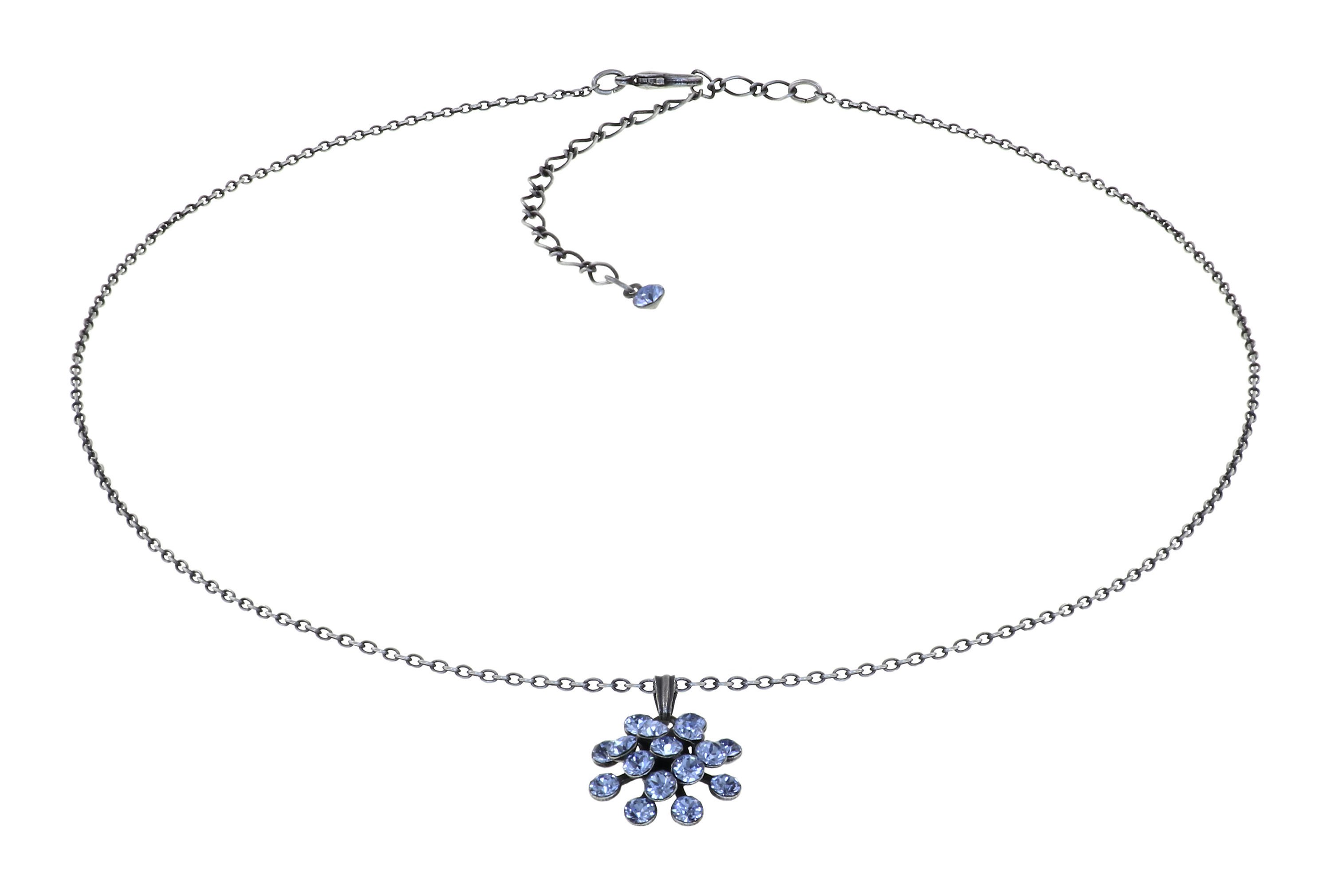 image for Necklace Pendant Magic Fireball Light Blue light sapphire mini