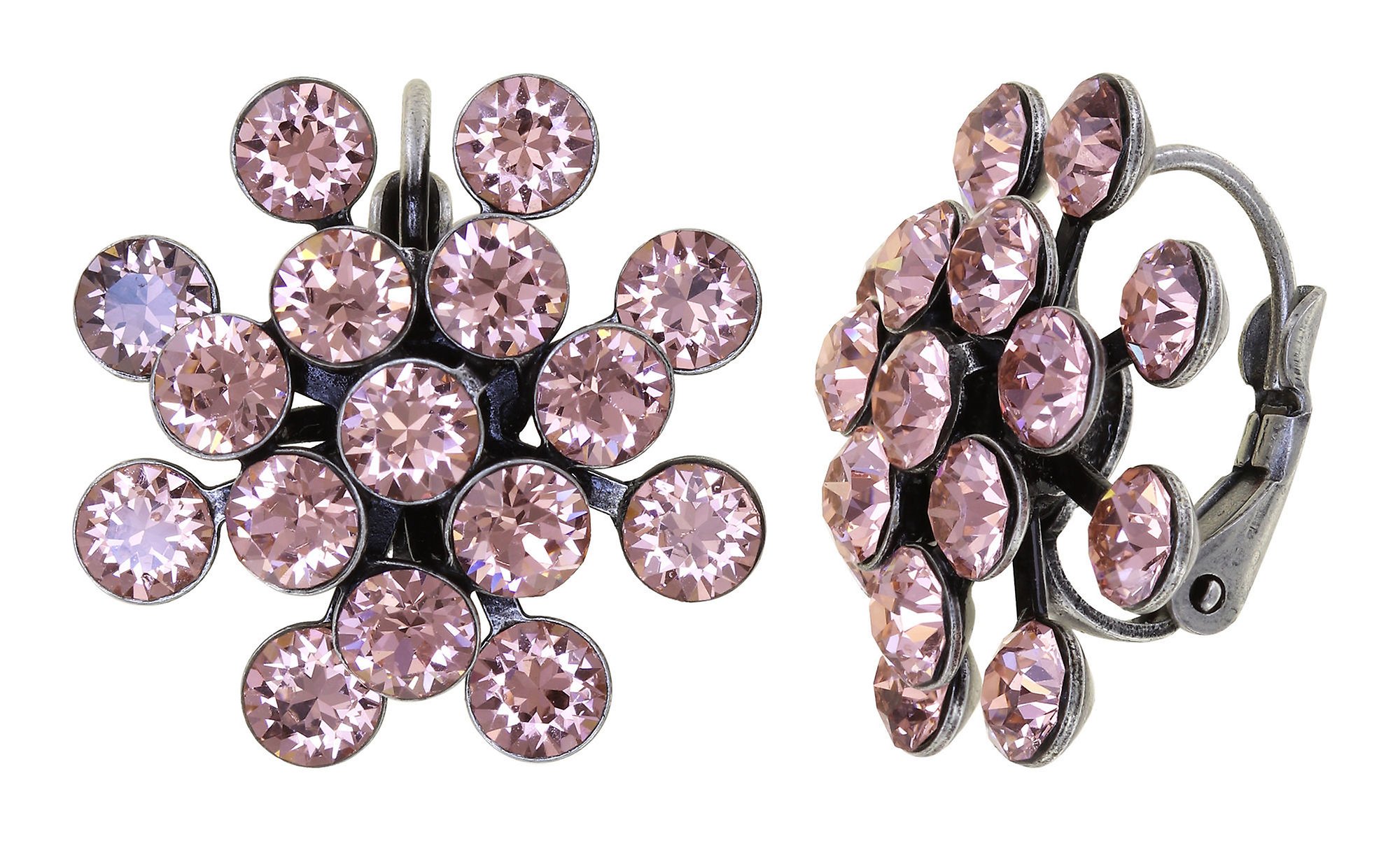 image pour Boucles d'oreilles Eurowire Magic Fireball Rose vintage rose Classic Size (21mm Ø)