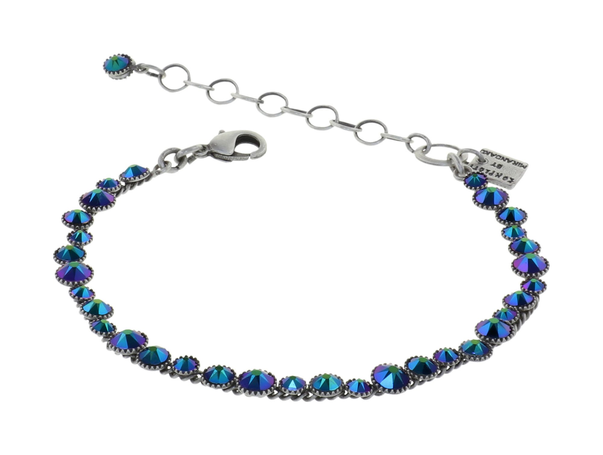 image for Bracelet Water Cascade Night Star green/lila 