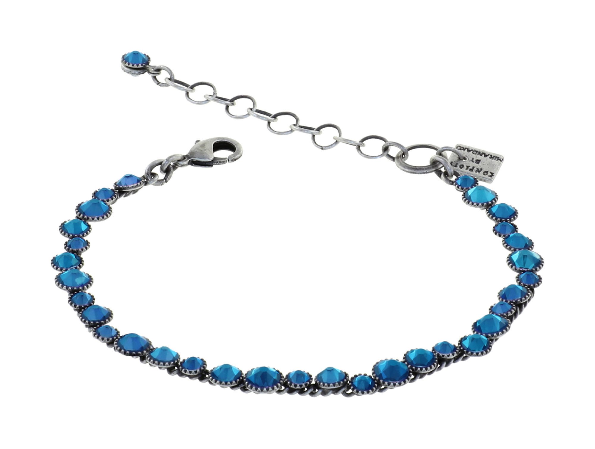 Bild für Armband Water Cascade Blau Lagune Blau 