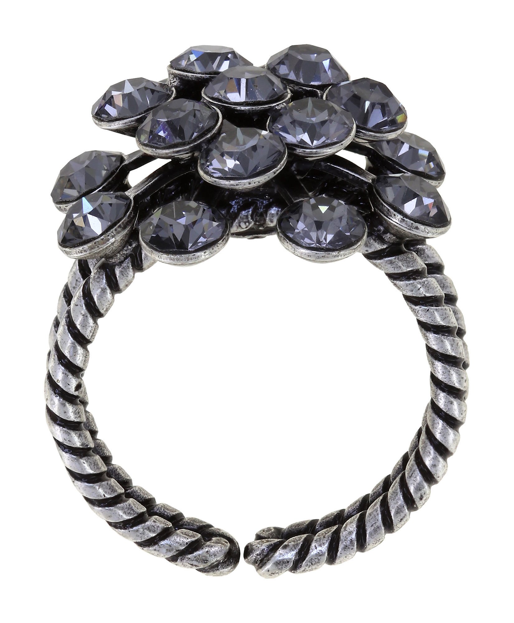 image for Ring Magic Fireball Grey crystal night fall Classic Size (21mm Ø)