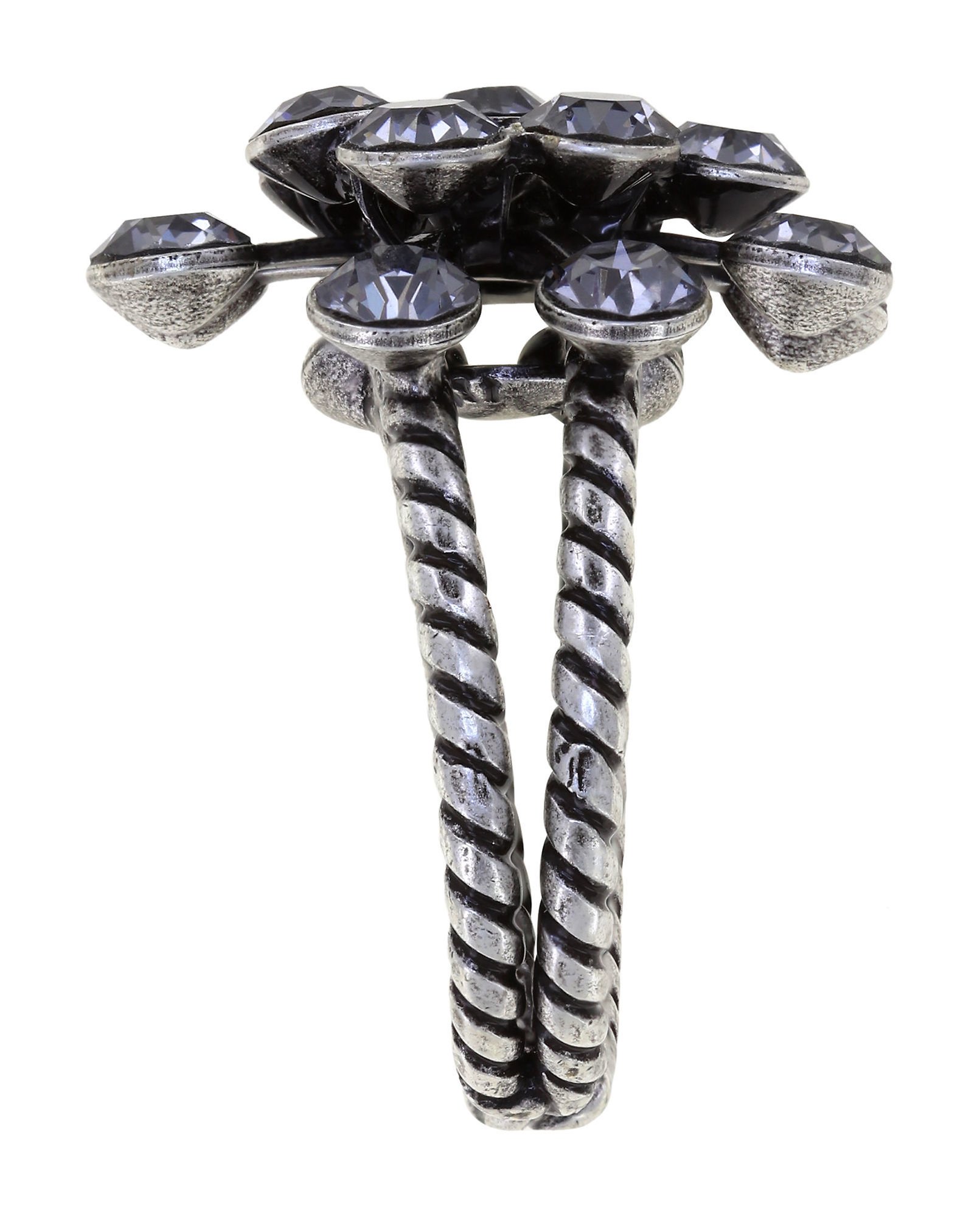 image for Ring Magic Fireball Grey crystal night fall Classic Size (21mm Ø)