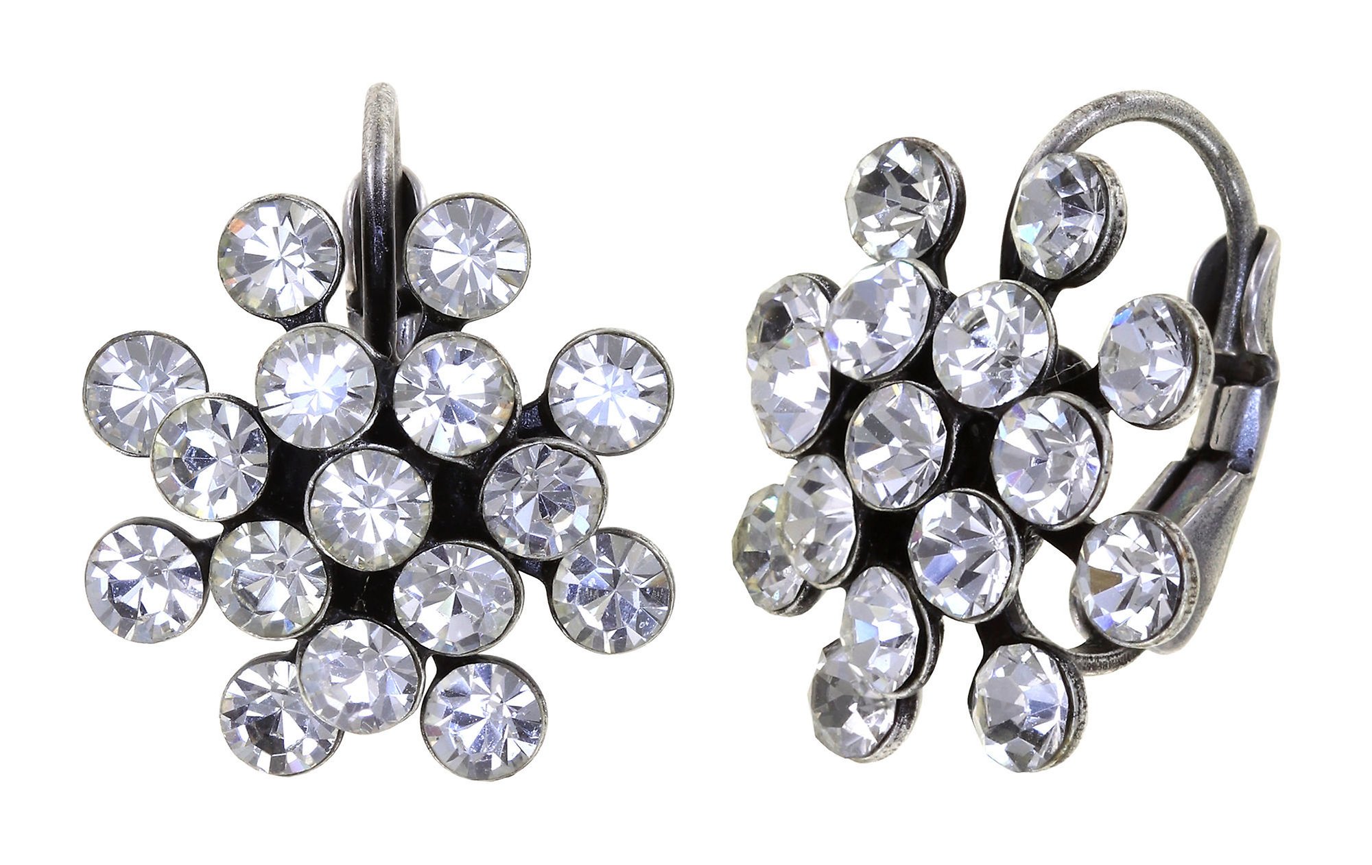 image pour Boucles d'oreilles Eurowire Magic Fireball Blanc crystal mini