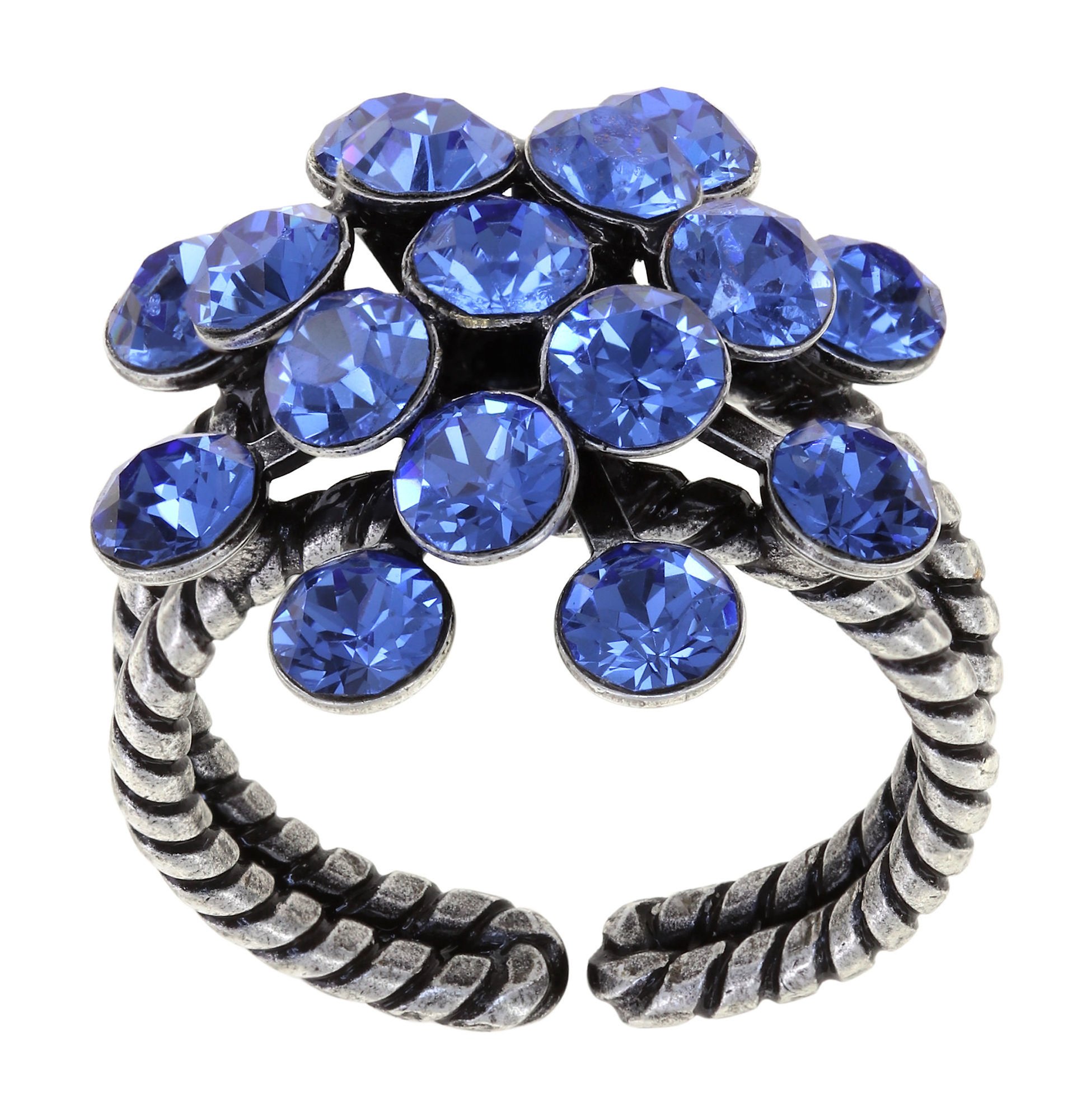 Bild für Ring Magic Fireball Blau Saphir Classic Size (21mm Ø)