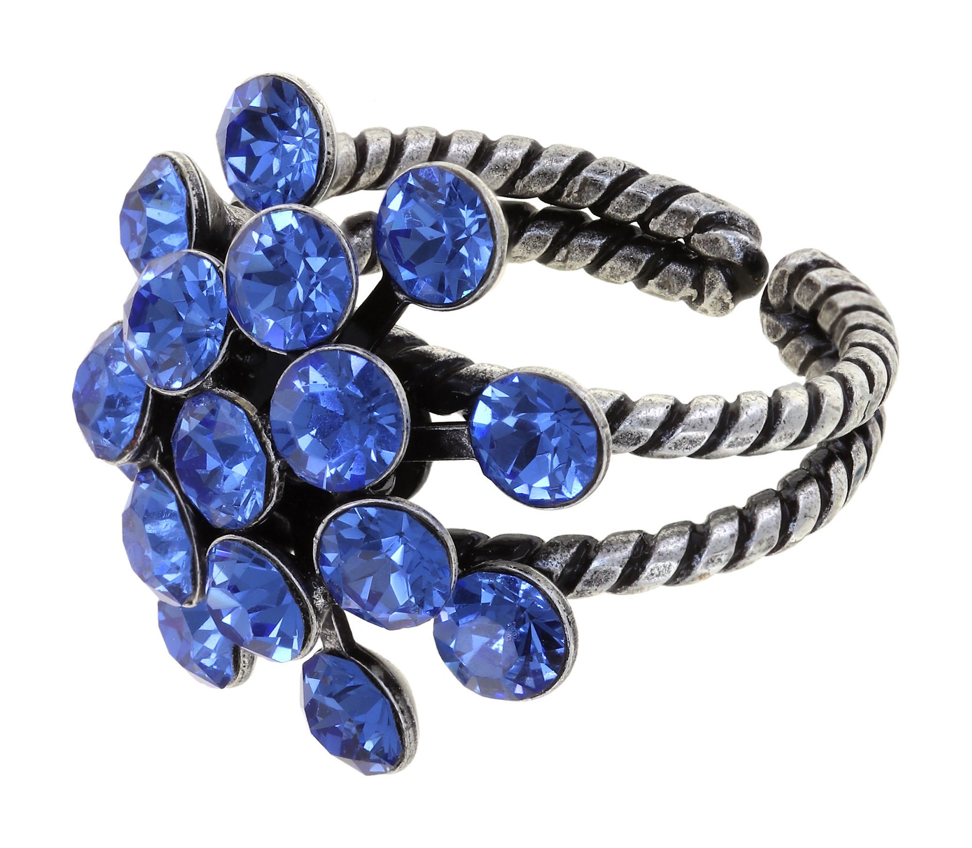 image pour Anneau Magic Fireball Bleu sapphire Classic Size (21mm Ø)