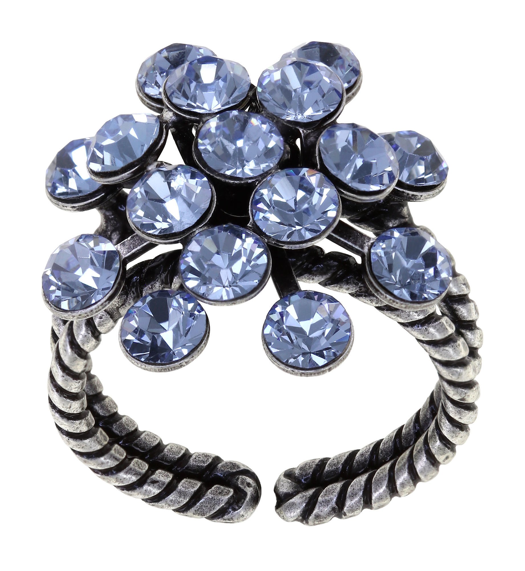 Bild für Ring Magic Fireball Hellblau Hell-Saphir Classic Size (21mm Ø)