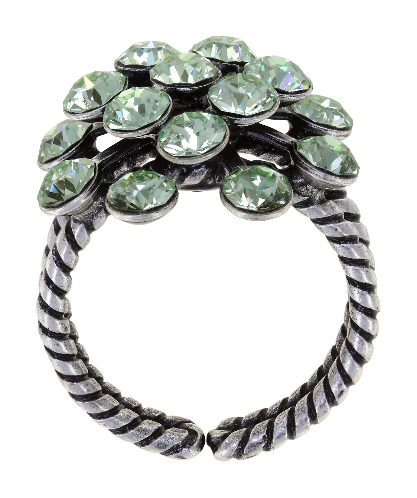 image for Ring Magic Fireball Light Green chrysolite Classic Size (21mm Ø)