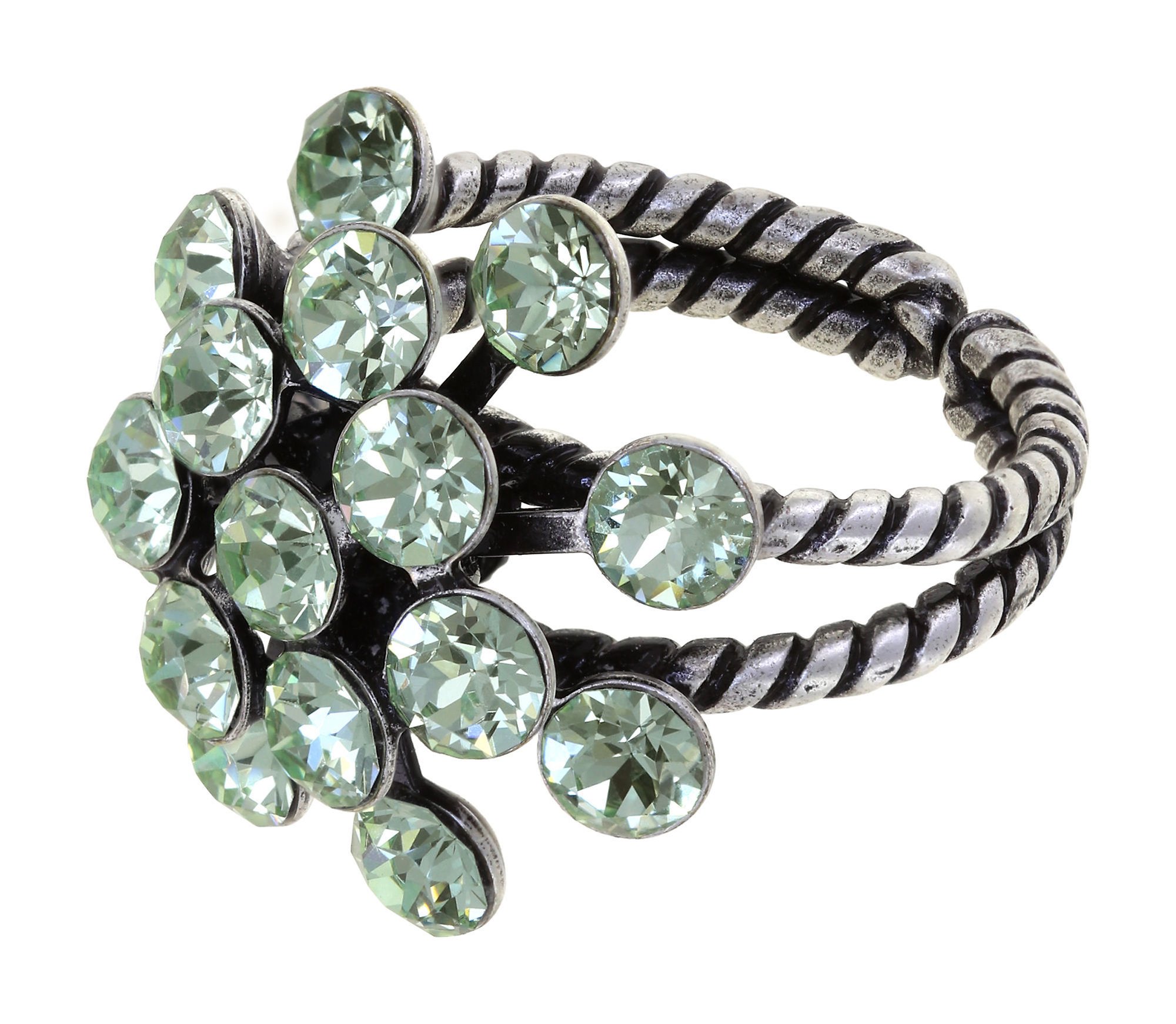 image pour Anneau Magic Fireball Vert Clair chrysolite Classic Size (21mm Ø)