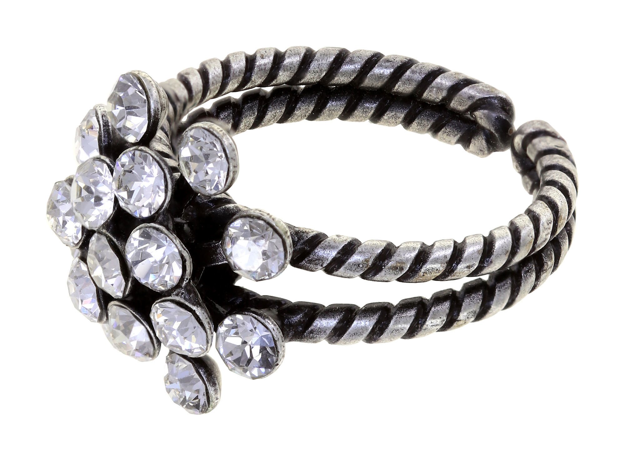 image pour Anneau Magic Fireball Blanc crystal mini