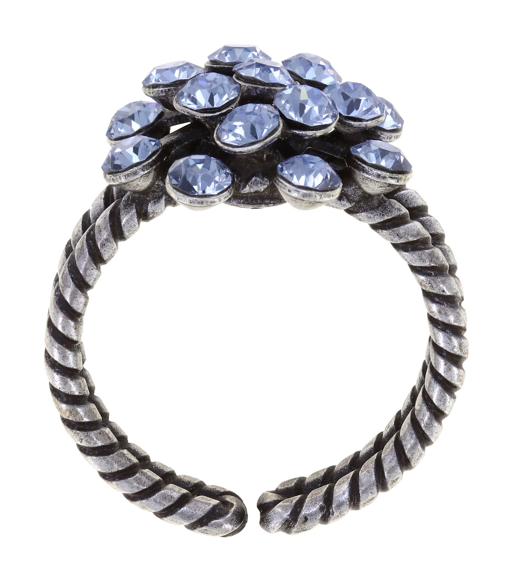 Bild für Ring Magic Fireball Hellblau Hell-Saphir mini