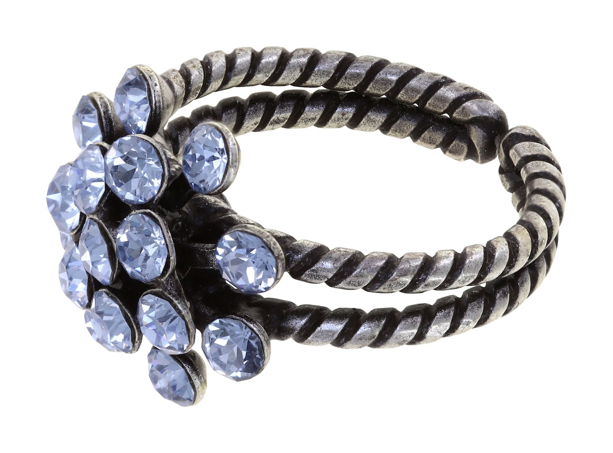 image pour Anneau Magic Fireball Bleu Clair light sapphire mini