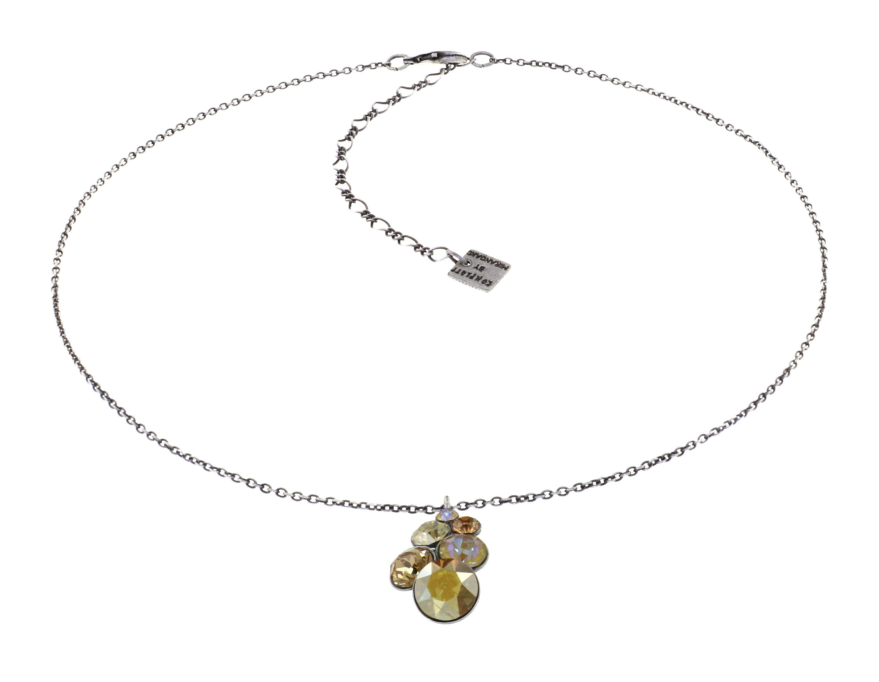 image for Necklace Pendant Petit Glamour Sun Kissed Brown 