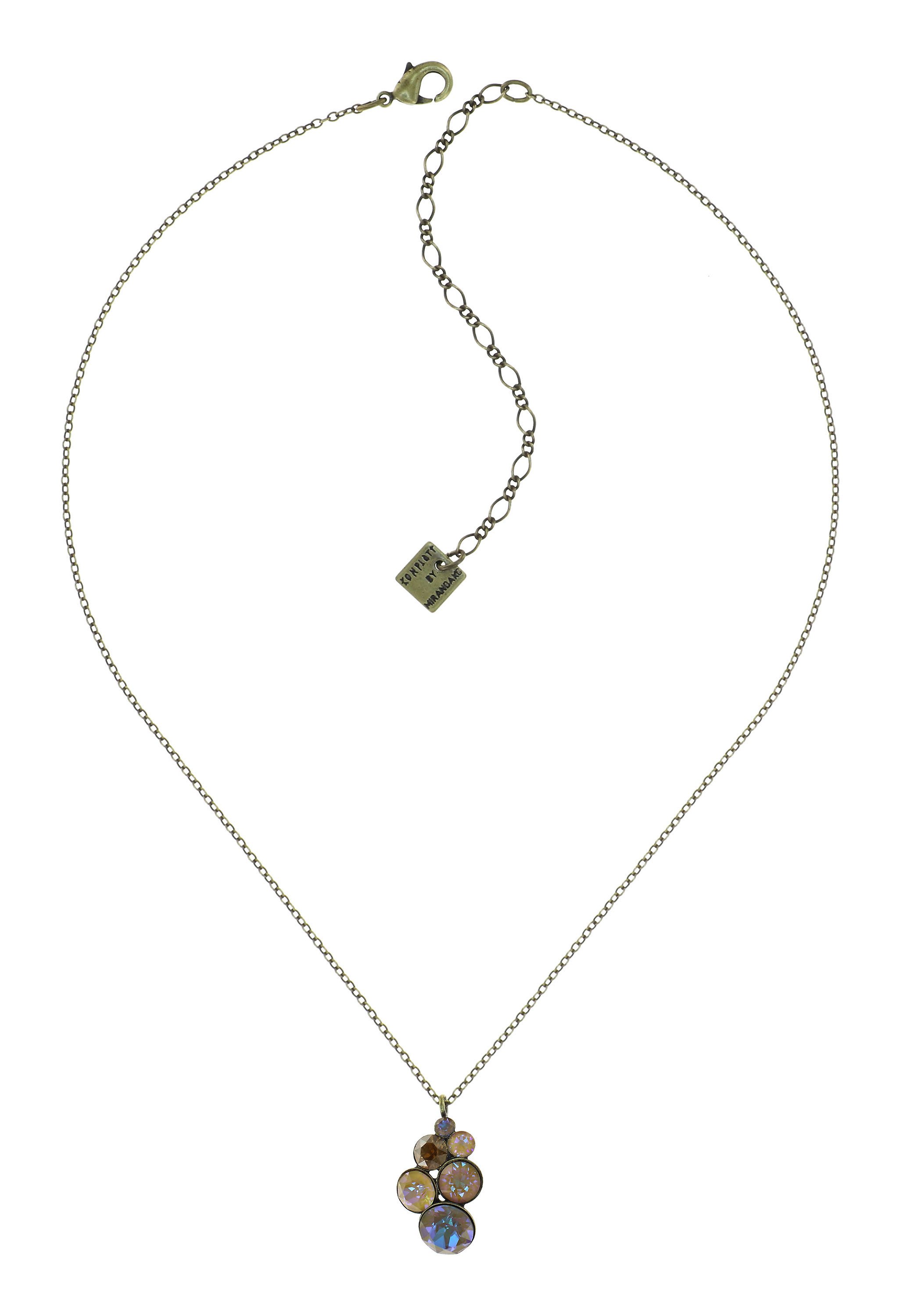 image for Necklace Pendant Petit Glamour Beach Sea Sun blue/brown 