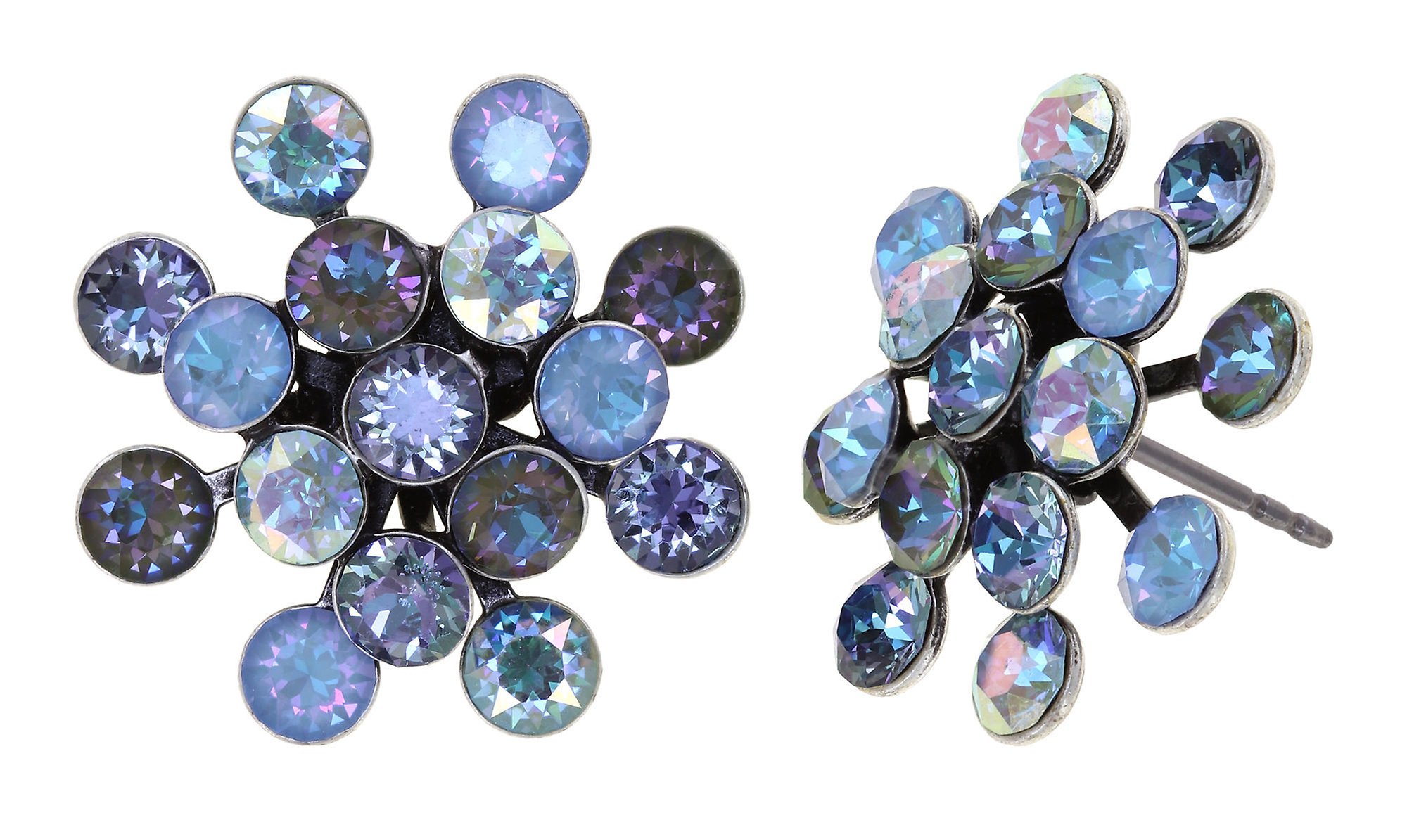 image pour Clou d'oreille Magic Fireball Ciel Nuageux Blue Classic Size (21mm Ø)