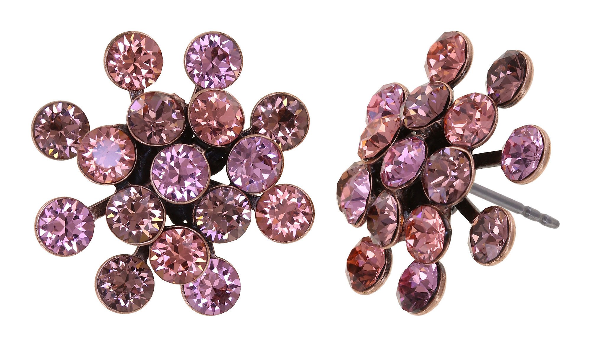 Bild für Ohrstecker Magic Fireball Rosige Rose Pink Classic Size (21mm Ø)