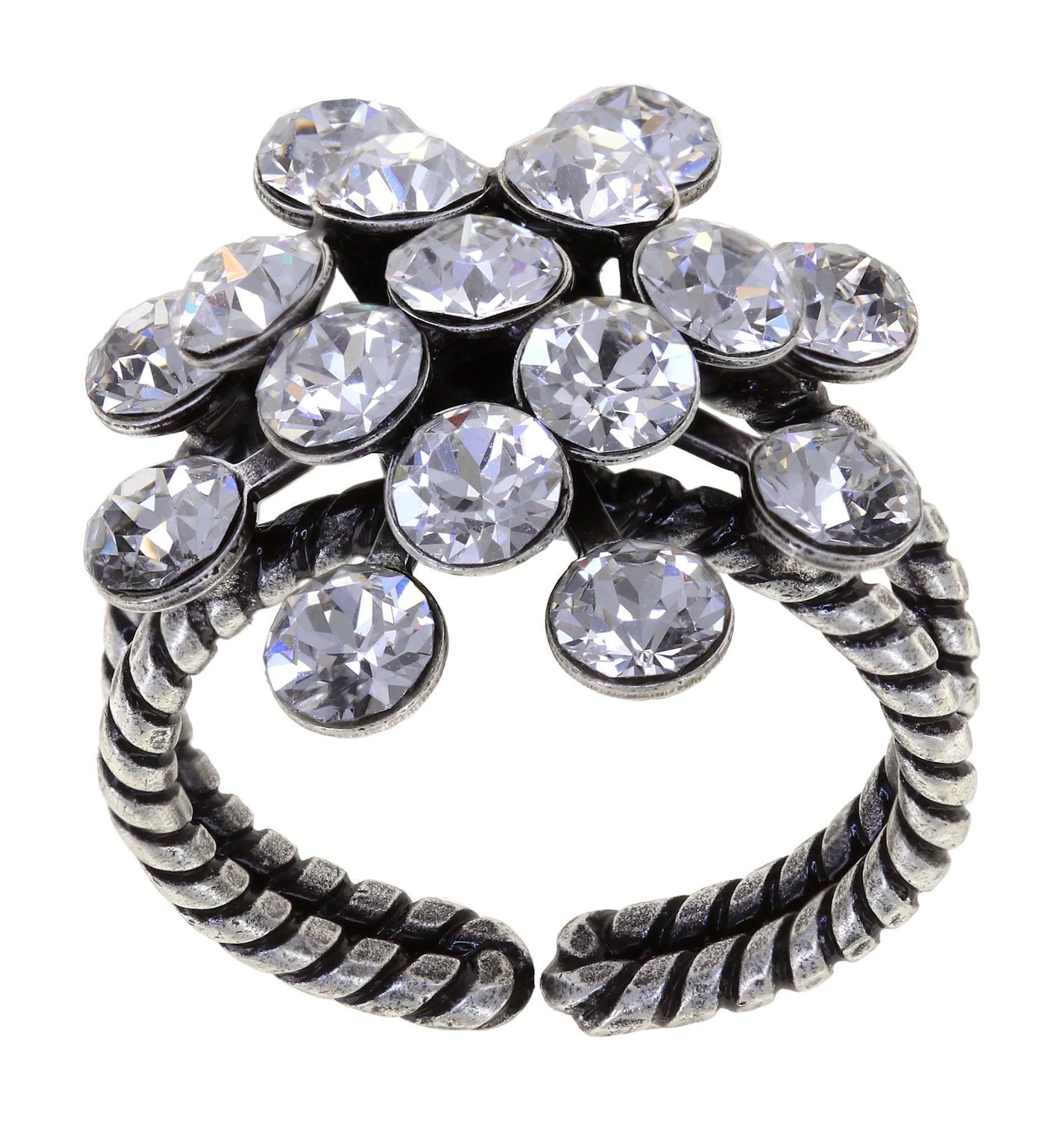 Bild für Ring Magic Fireball weiß Kristall Classic Size (21mm Ø)
