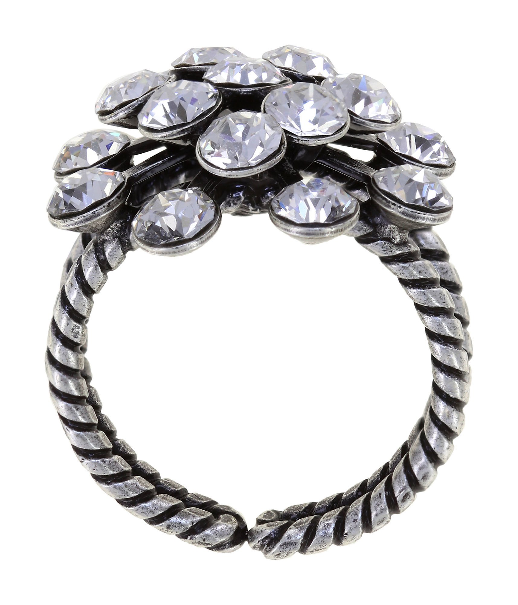 image pour Anneau Magic Fireball Blanc crystal Classic Size (21mm Ø)