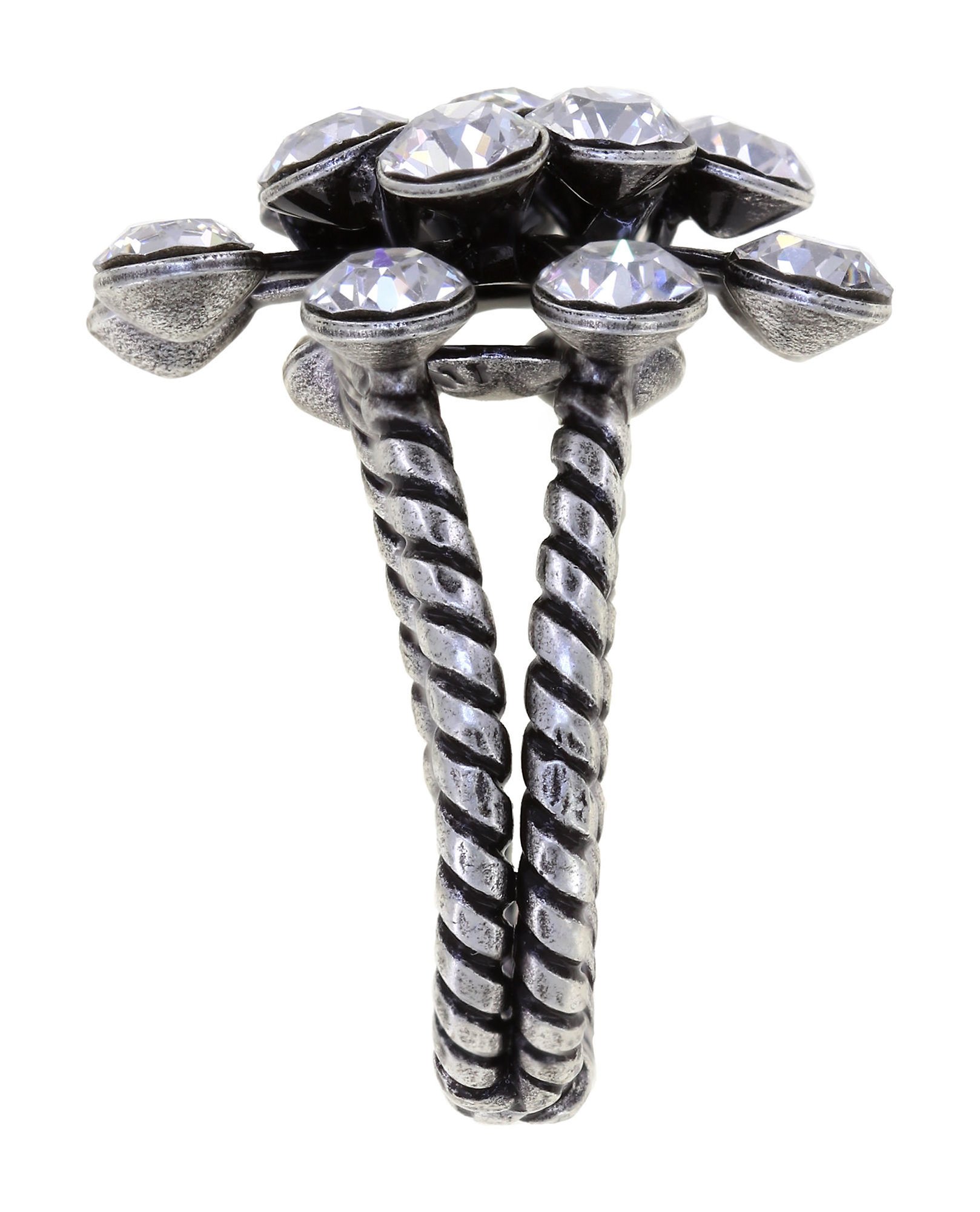 image pour Anneau Magic Fireball Blanc crystal Classic Size (21mm Ø)