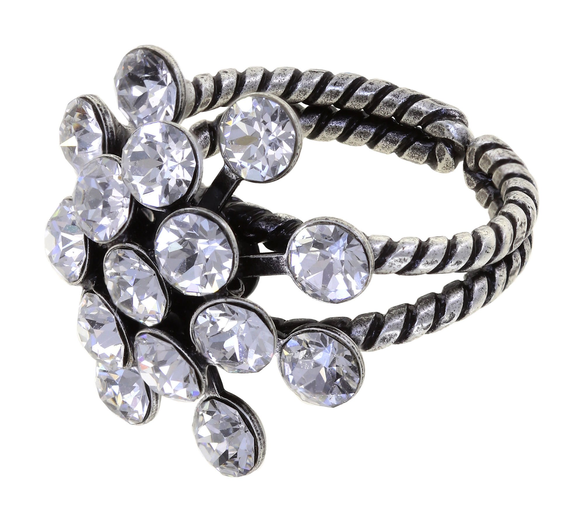 Bild für Ring Magic Fireball weiß Kristall Classic Size (21mm Ø)