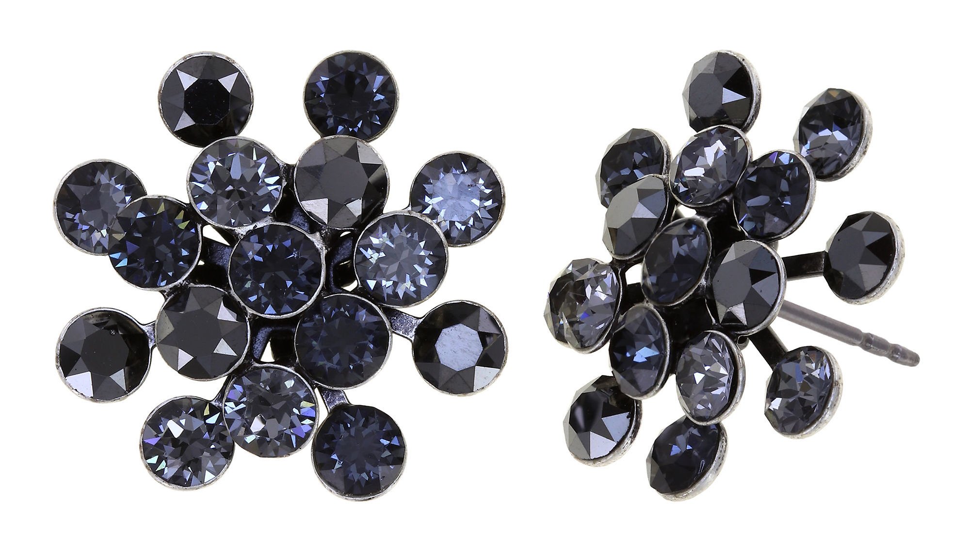 Bild für Ohrstecker Magic Fireball Schwarzer Stern Black Classic Size (21mm Ø)