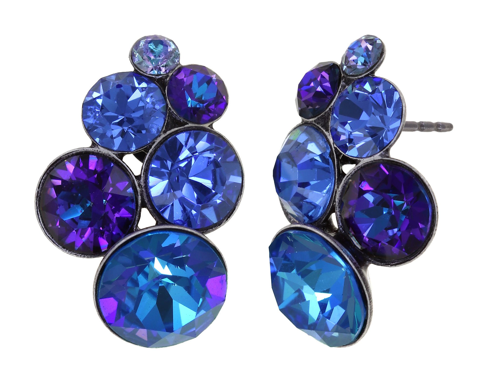 Bild für Ohrstecker Petit Glamour Blaues Bayou Blau 