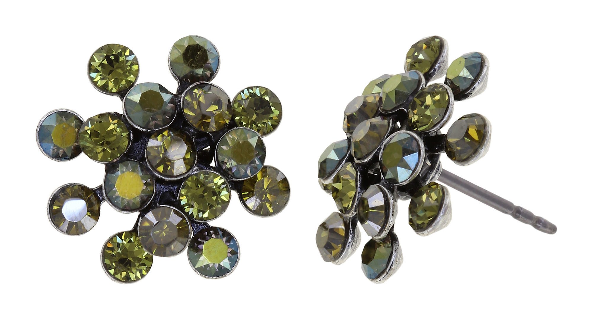 image for Earring Stud Magic Fireball Olivia Green mini