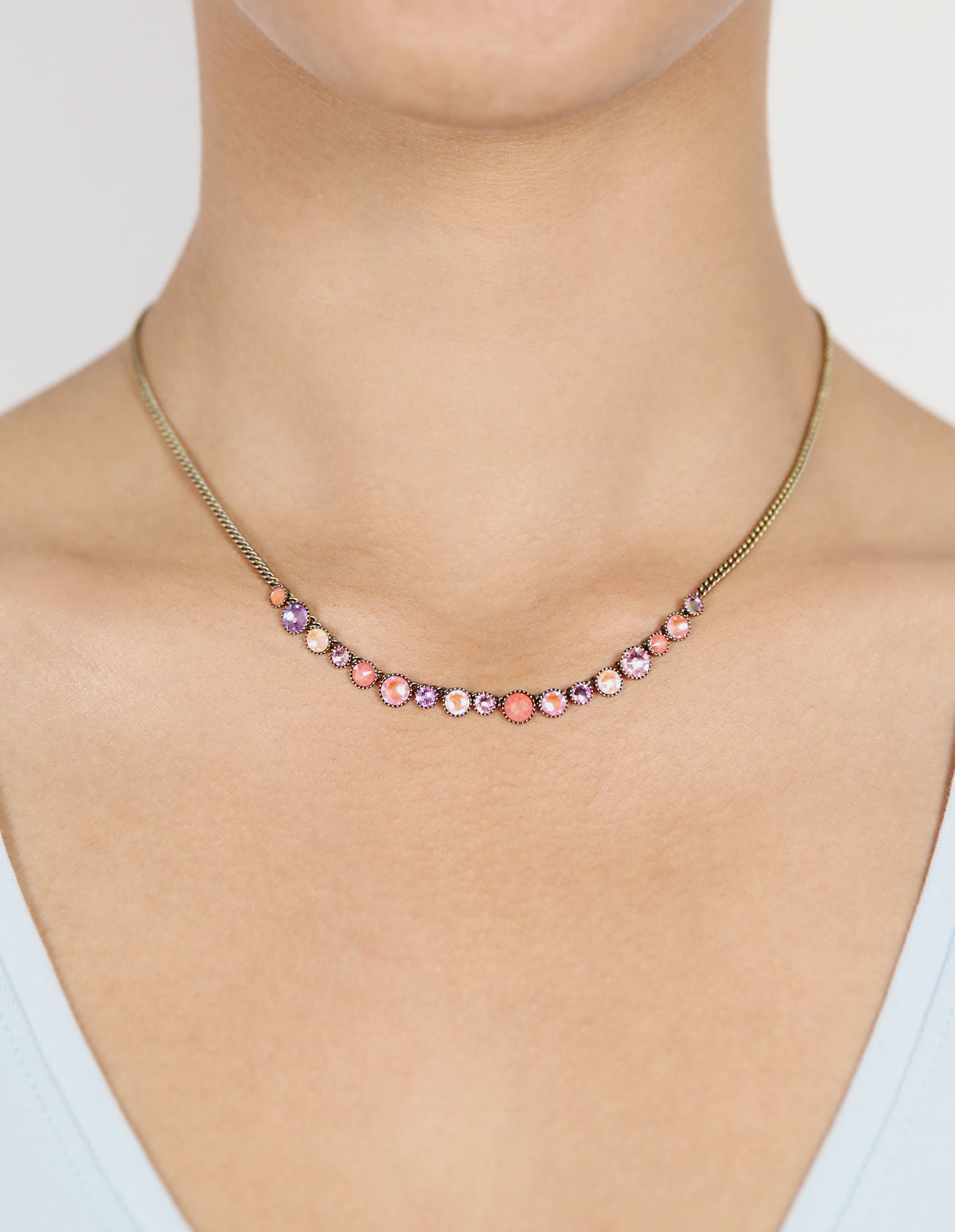 image pour Collier Water Cascade Confisé orange 