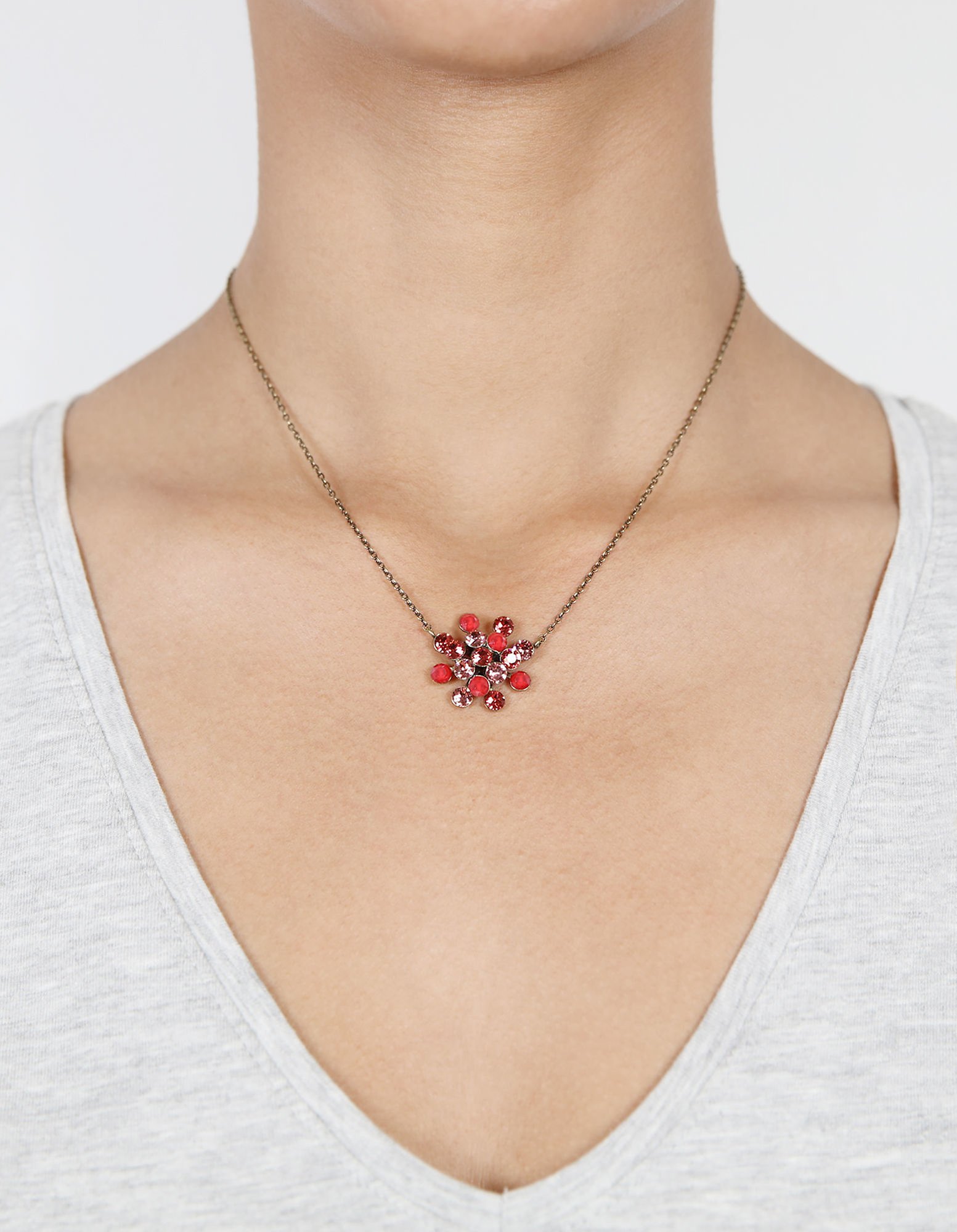 image for Necklace Pendant Magic Fireball Strawberry Sorbet coralline Classic Size (21mm Ø)