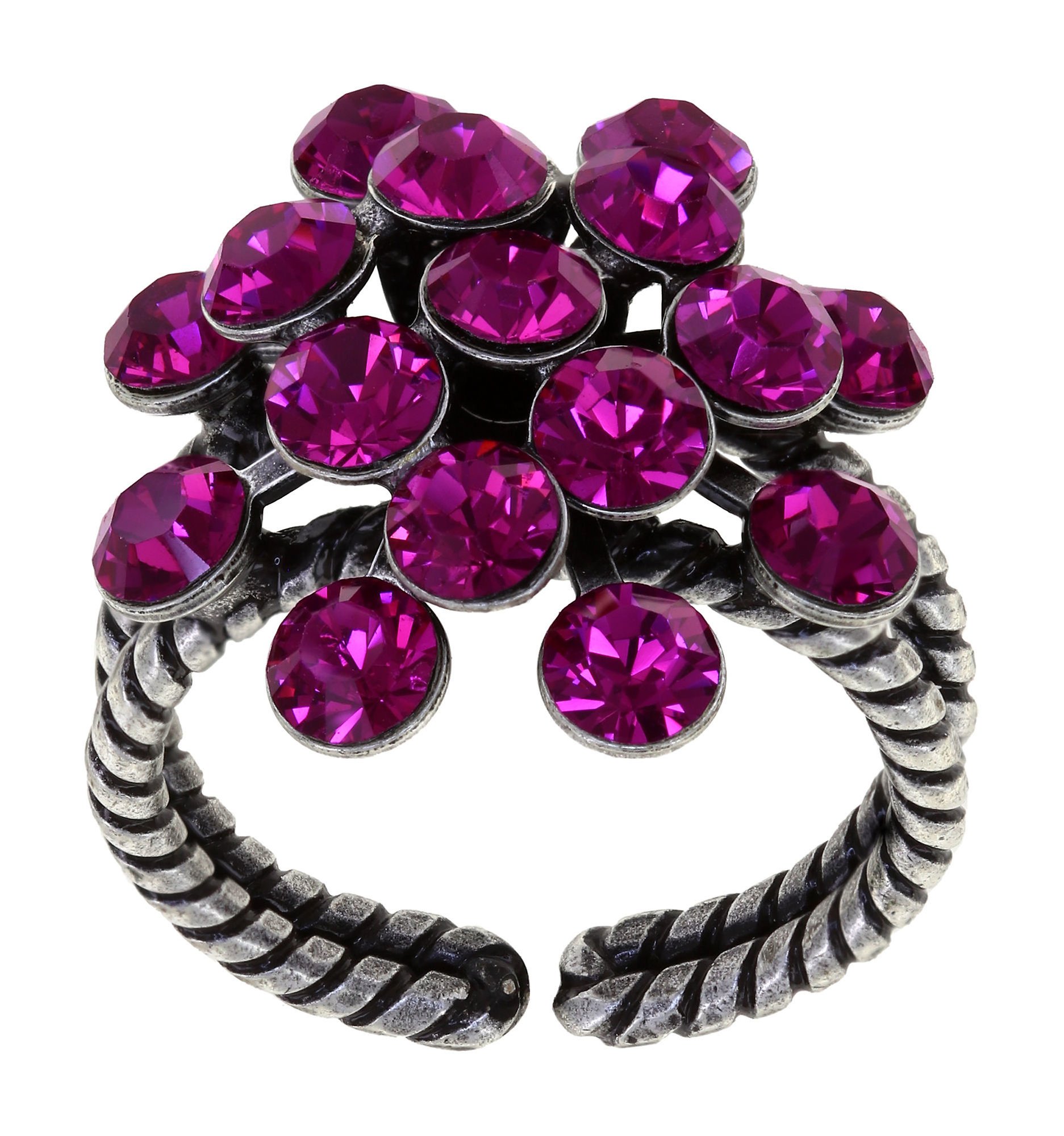 image pour Anneau Magic Fireball Rose Foncé fuchsia Classic Size (21mm Ø)