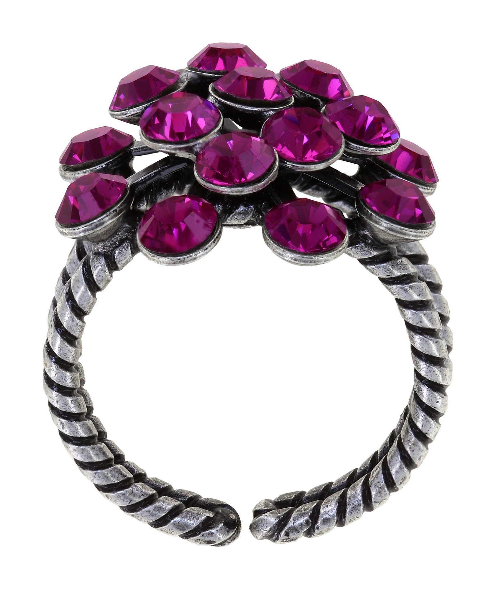 image for Ring Magic Fireball Dark Rose fuchsia Classic Size (21mm Ø)