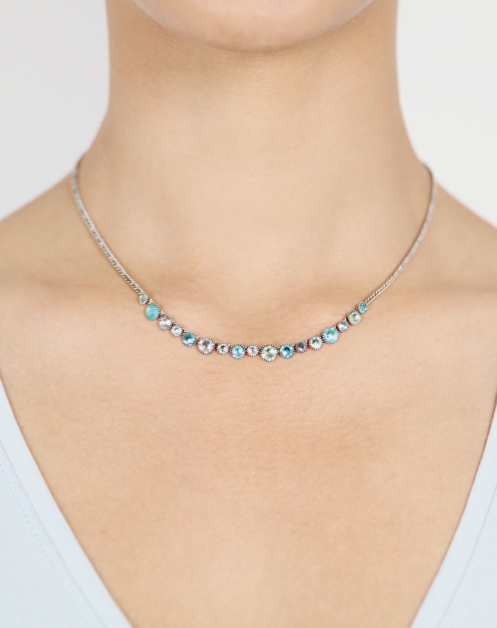 Kép Necklace Water Cascade Minty Fresh blue/green 