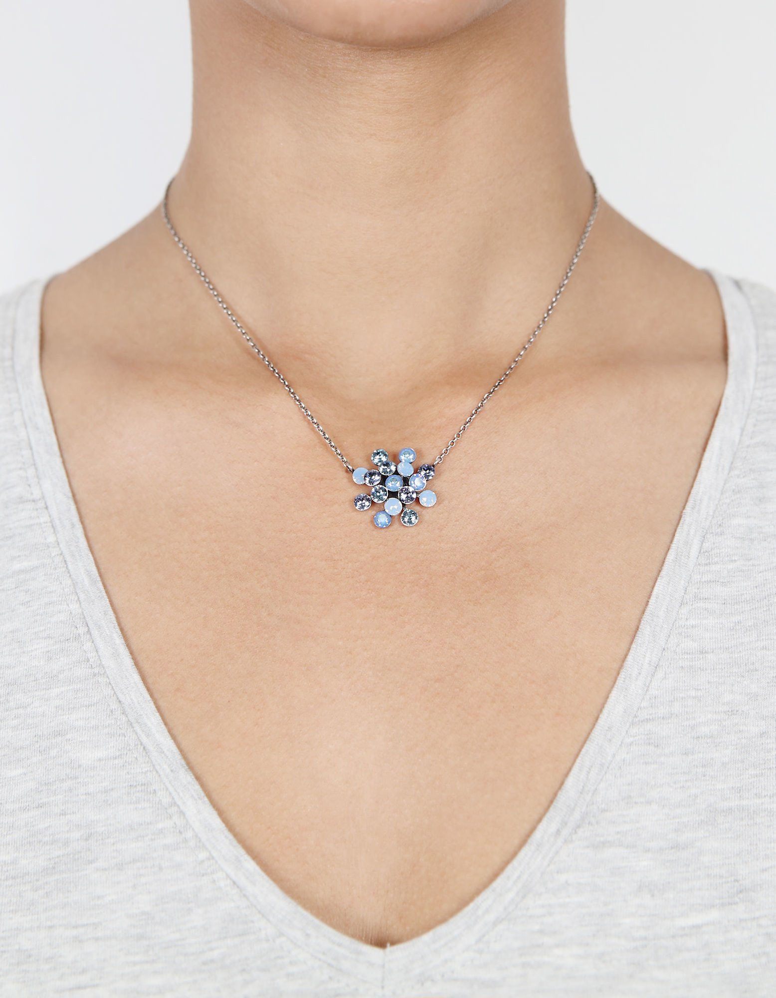 image for Necklace Pendant Magic Fireball Celeste Blue Classic Size (21mm Ø)