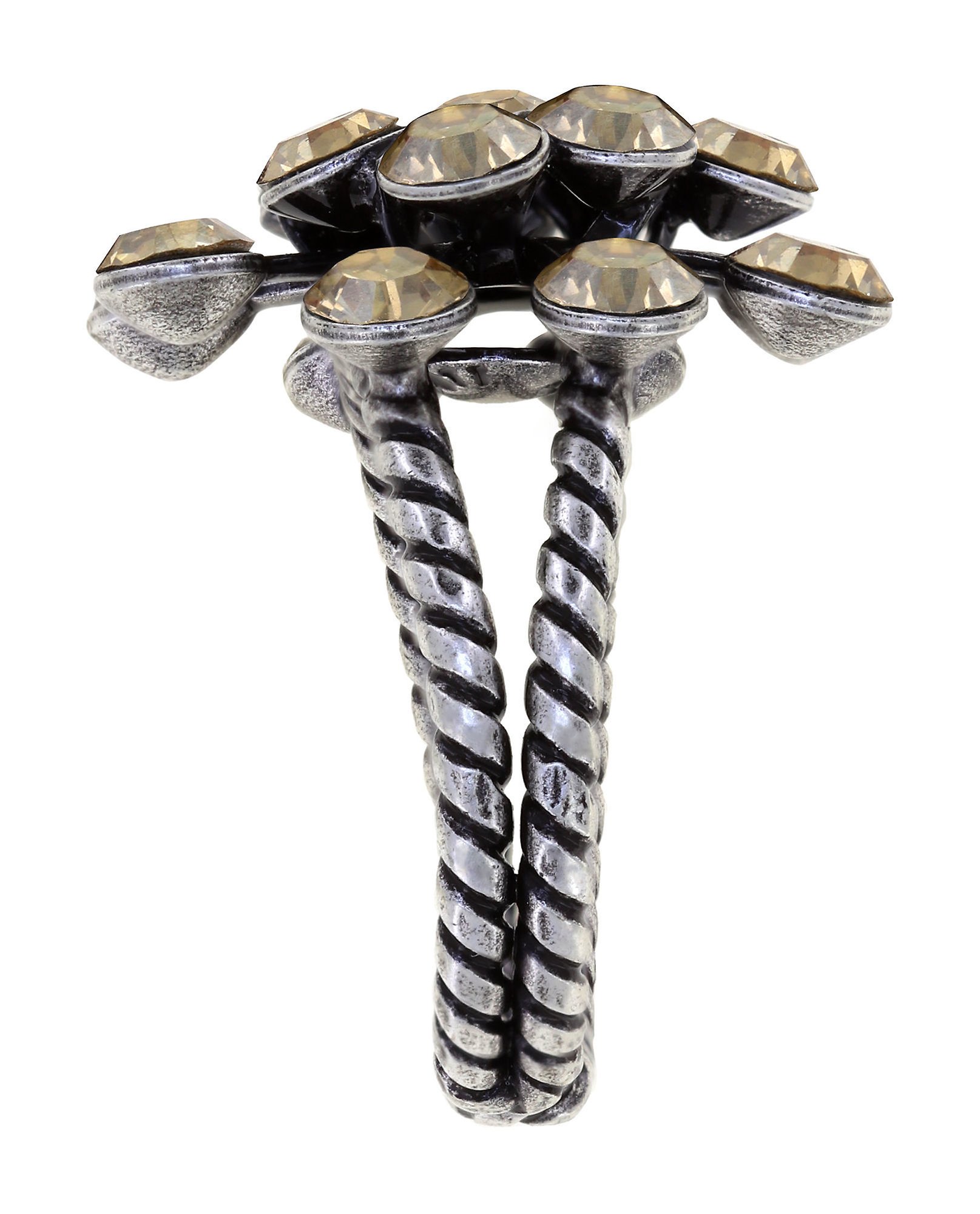 image for Ring Magic Fireball Beige crystal golden shadow Classic Size (21mm Ø)