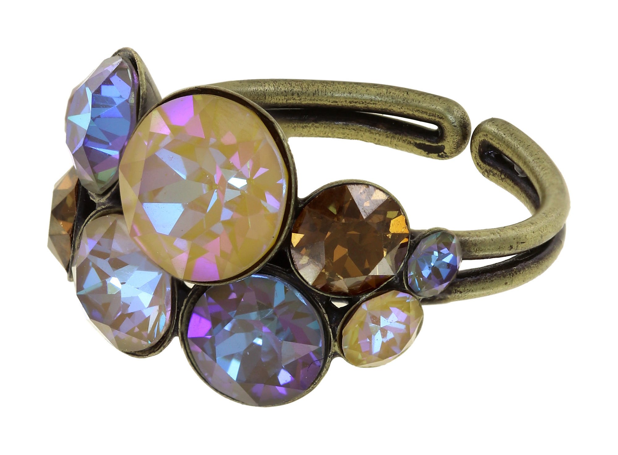 Bild für Ring Petit Glamour Strand Meer Sonne Blau / braun 